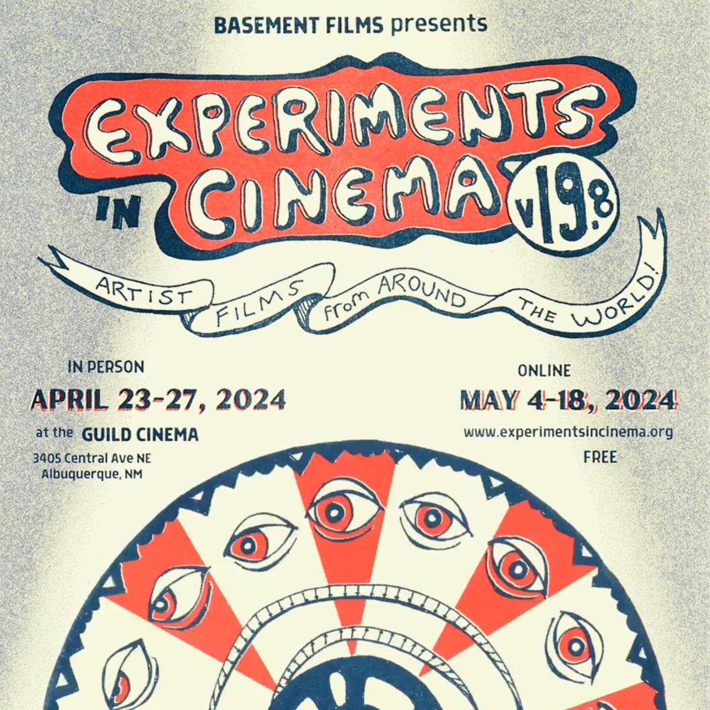 The 19th edition of Experiments in Cinema begins April 23rd! Five days of screenings artist made films. I&rsquo;ll be performing Elective:ART, on Saturday night as expanded cinema. Always a favorite festival to attend, excited to be heading back! @ba