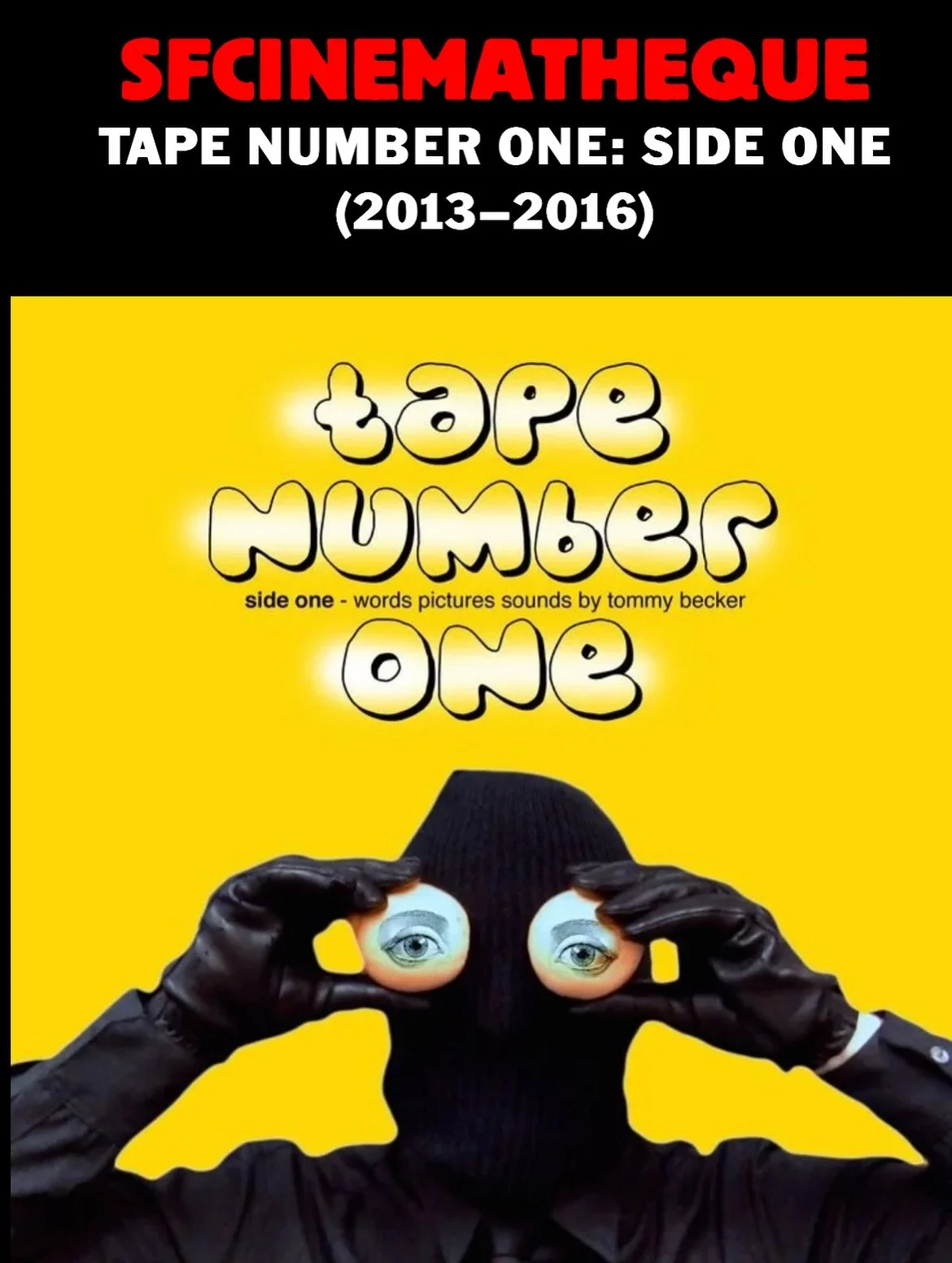 Side One of Tape Number One (52pgs) is now available @sfcinematheque bookstore! Link in bio. Many publications to choose from, support the arts!

&hellip; a kaleidoscopic candy-colored cavalcade of speculative/pop-psychology and catchy tragicomic sin