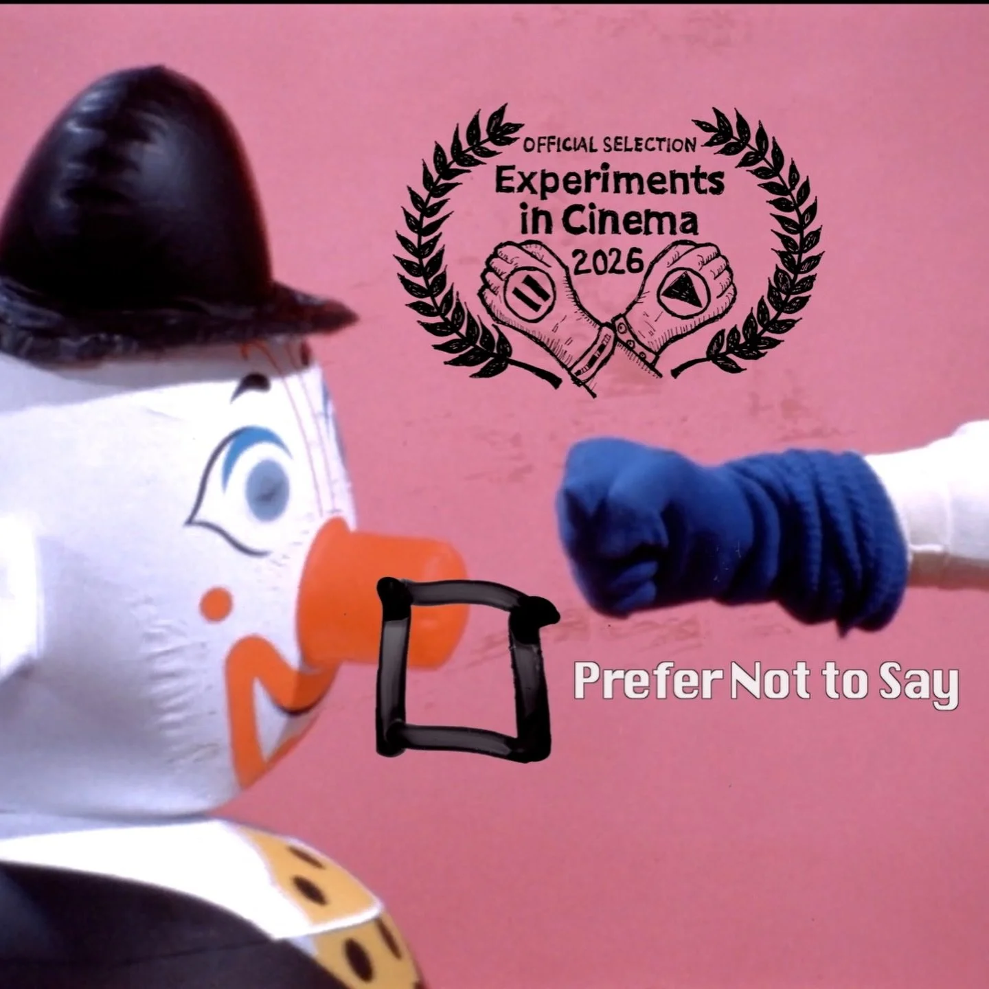 The beloved, Experiments in Cinema run&rsquo;s April 16-19! Upset I can&rsquo;t be there this year. &ldquo;Prefer Not to Say&rdquo; is screening alongside some of my favorite filmmakers in Experiment 13!! Online viewing begins April 28th. Full progra