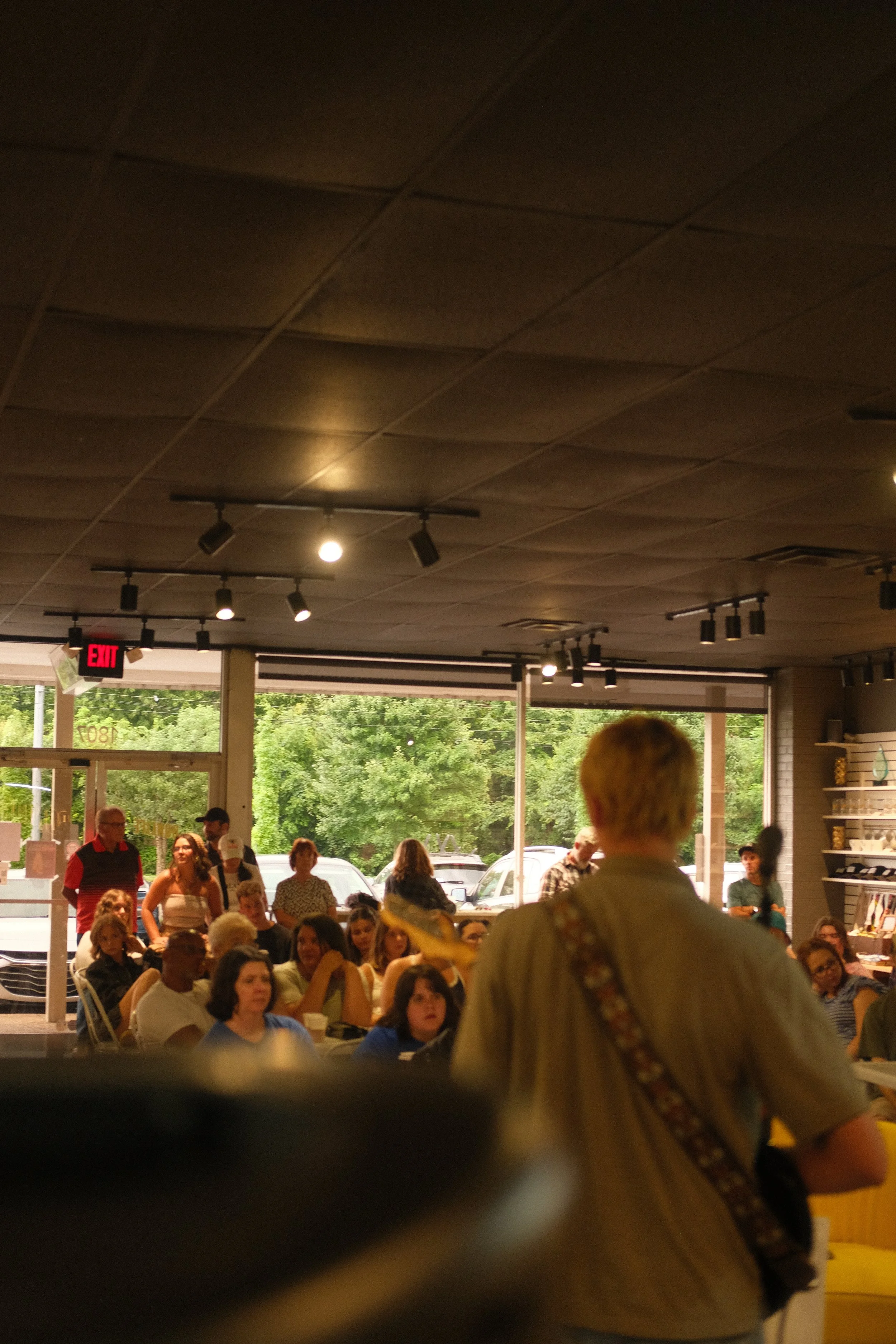 Abigail Joy music concert at BonLife Coffee Roasters cafe indie cheap concerts Chattanooga Tennessee.