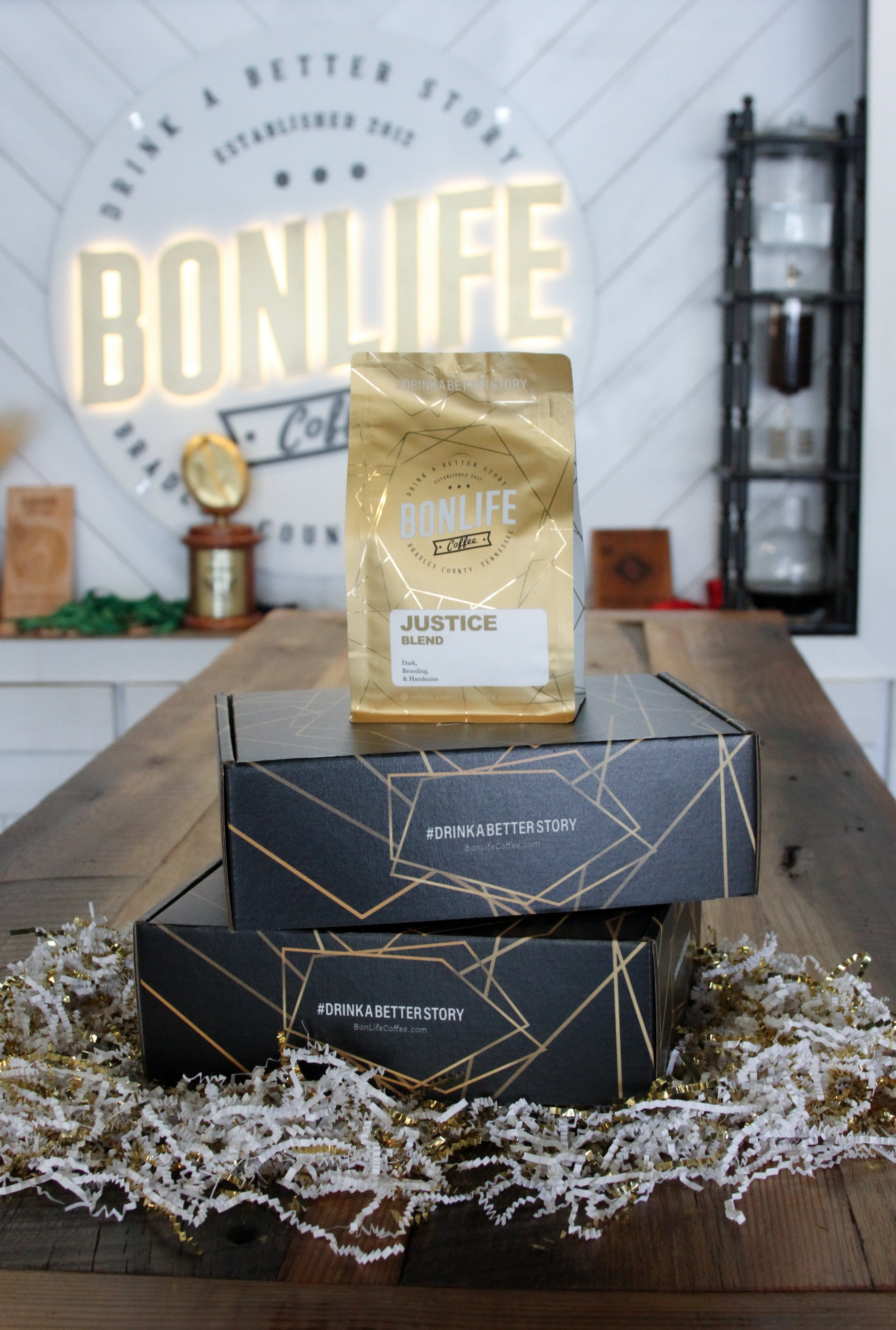 BonLife Coffee Roasters gift guide for specialty coffee lovers holiday ideas.