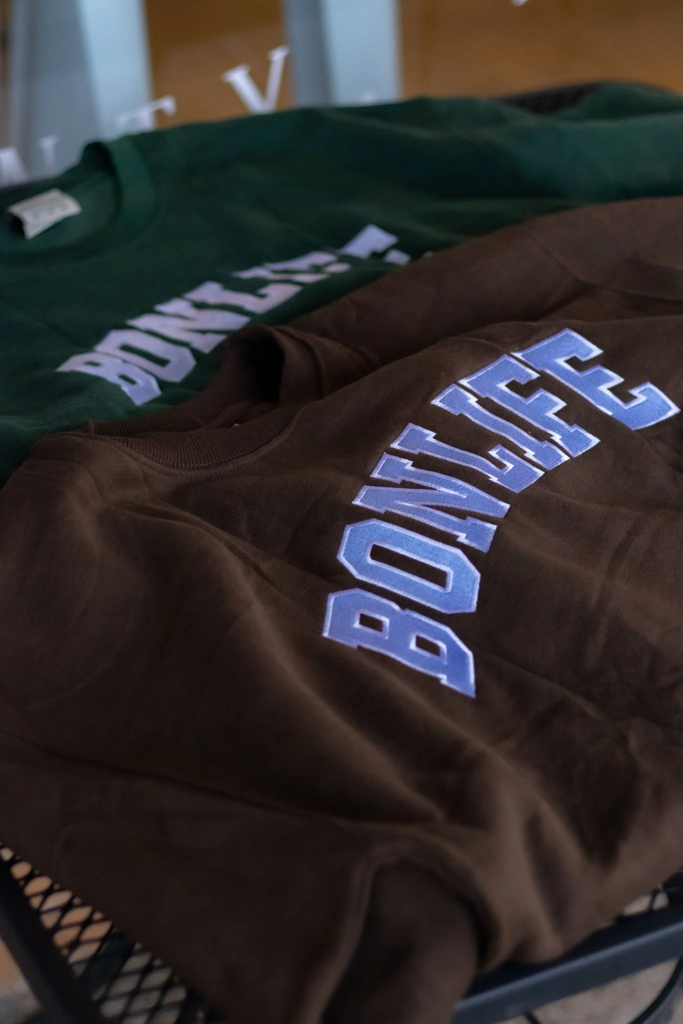 BonLife Coffee Roasters varsity crewneck sweatshirt Christmas gift guide.