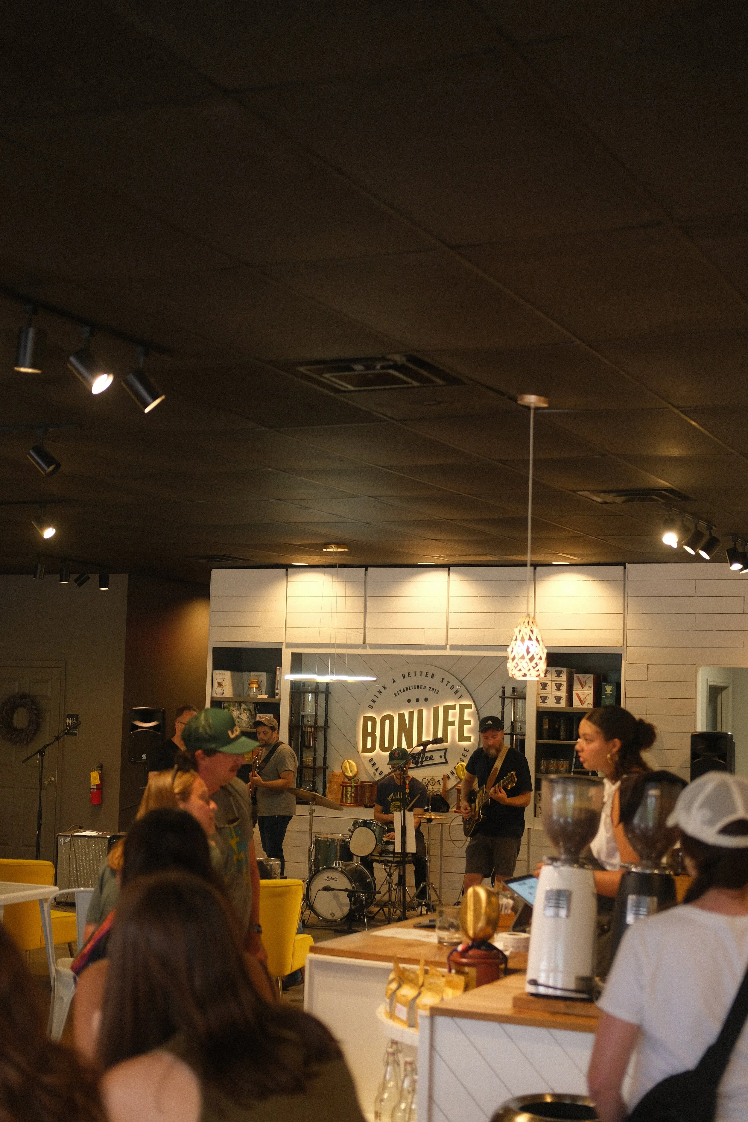 Abigail Joy music concert at BonLife Coffee Roasters cafe indie cheap concerts Chattanooga Tennessee.