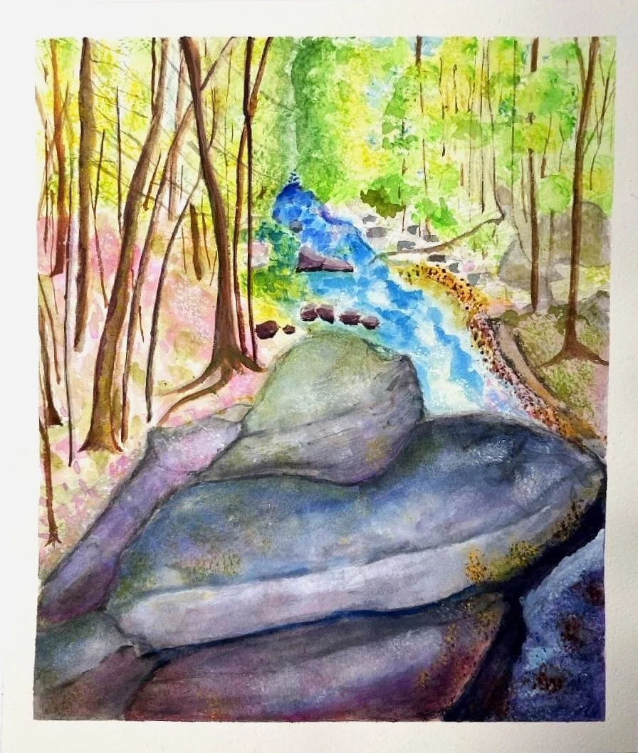 Mill Creek Preserve Original Watercolor