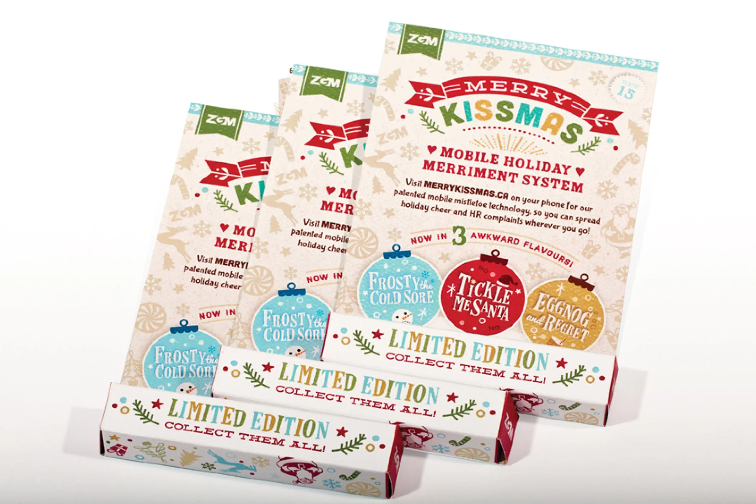 Merry Kissmas Holiday Card
