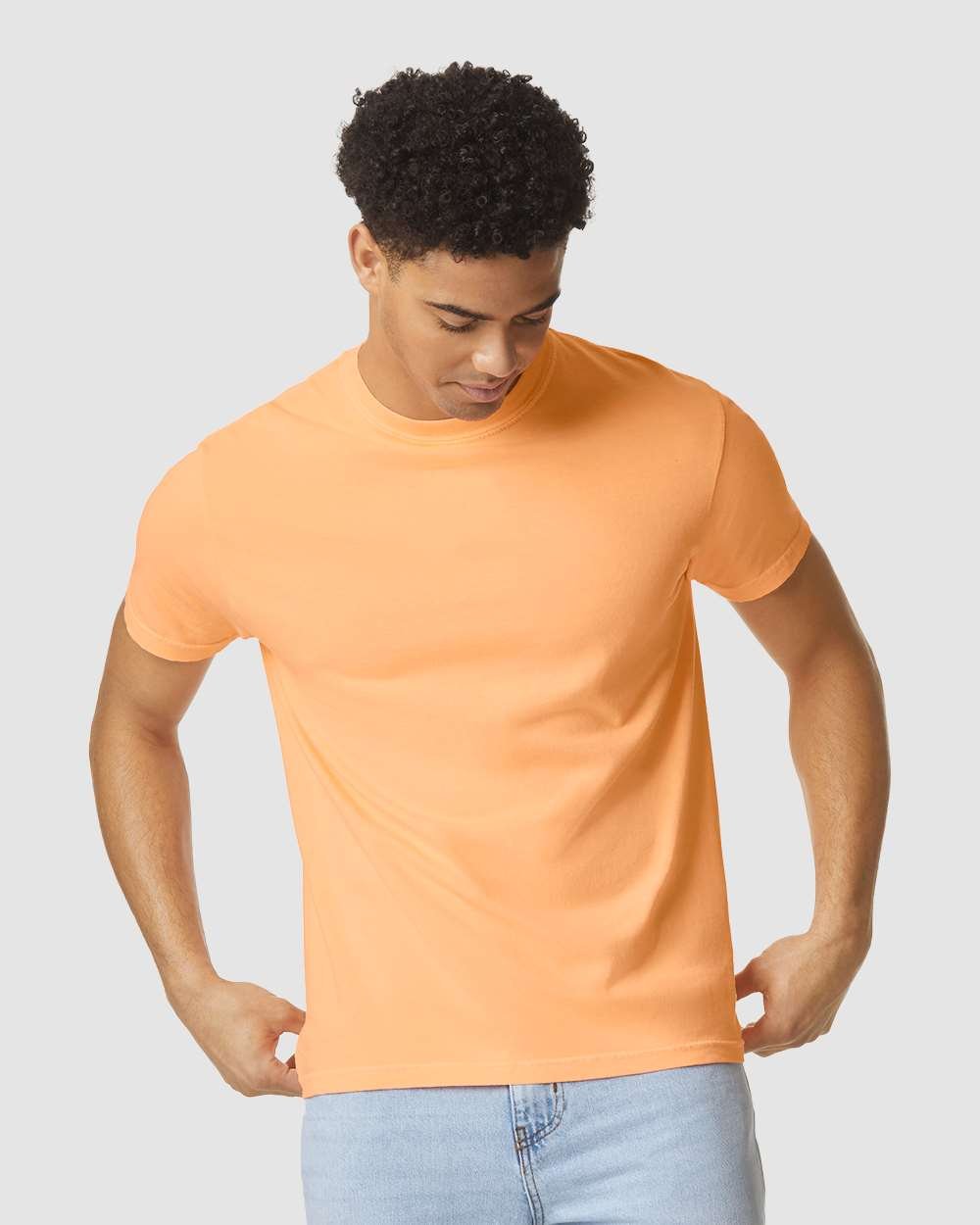 Comfort_Colors_1717_Neon_Cantaloupe_Front_High_Model.jpg