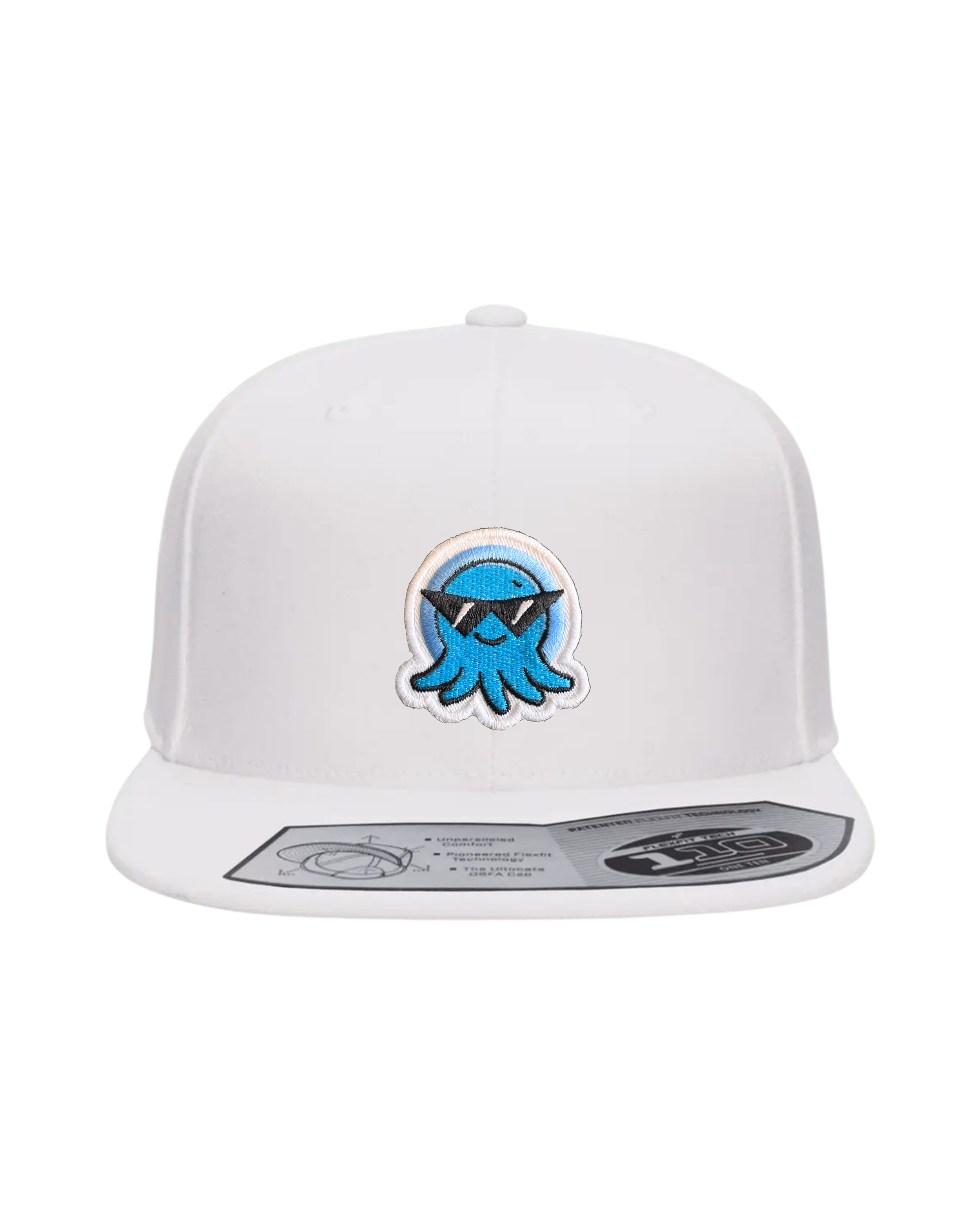 Spruit Squad Squid Flexfit 110F White.png