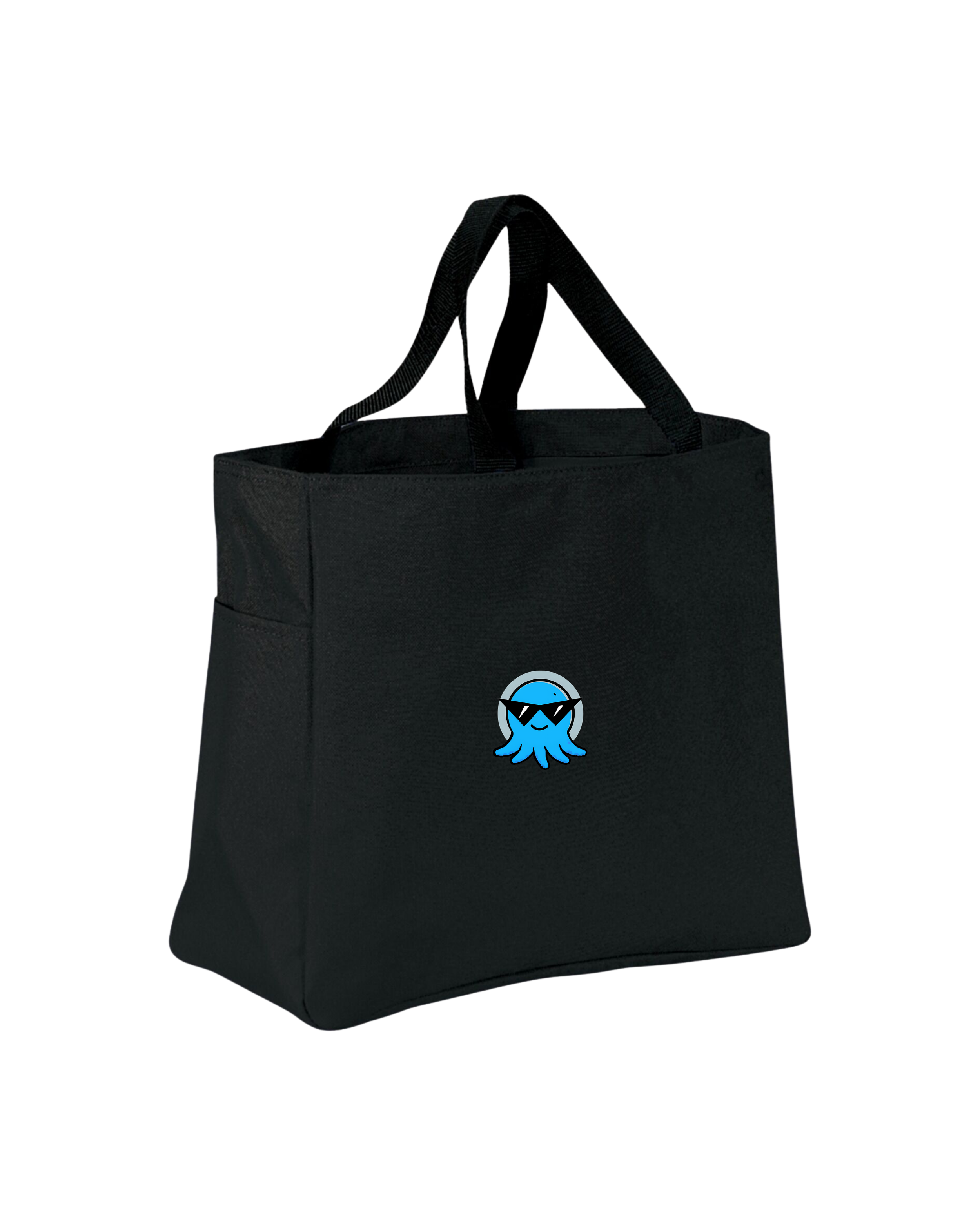 Squid Tote Bag with Side Pocket