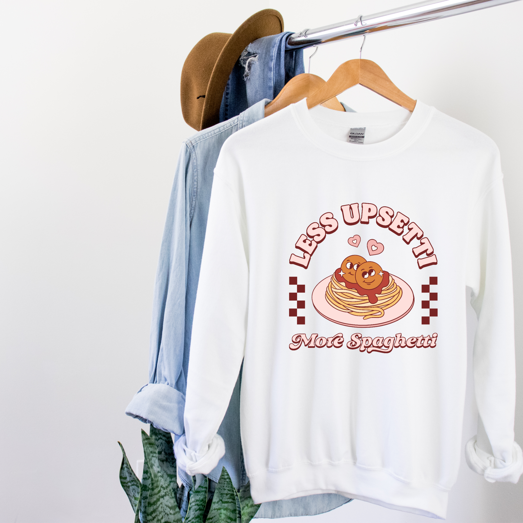 less_upsetti_more_spaghetti_white_crewneck.png