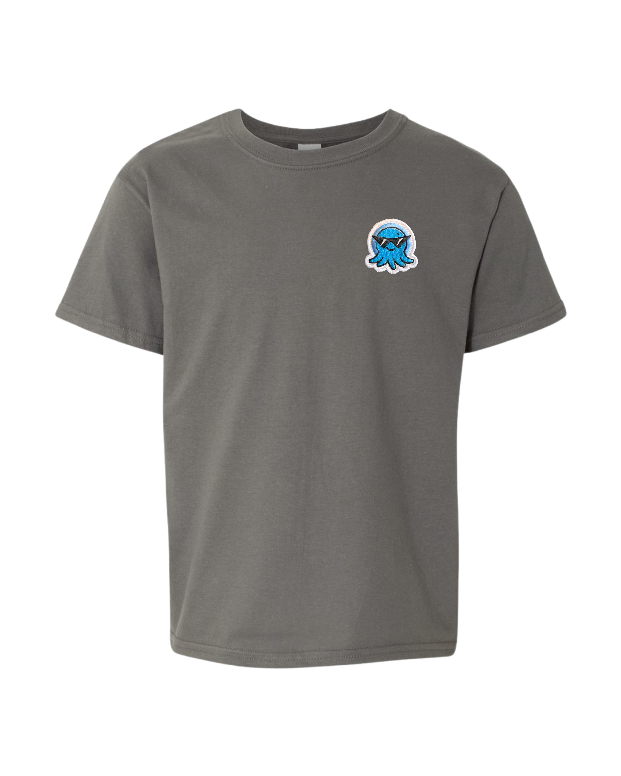 Spruit Squad Squid Patch Gildan 64000B Charcoal.png