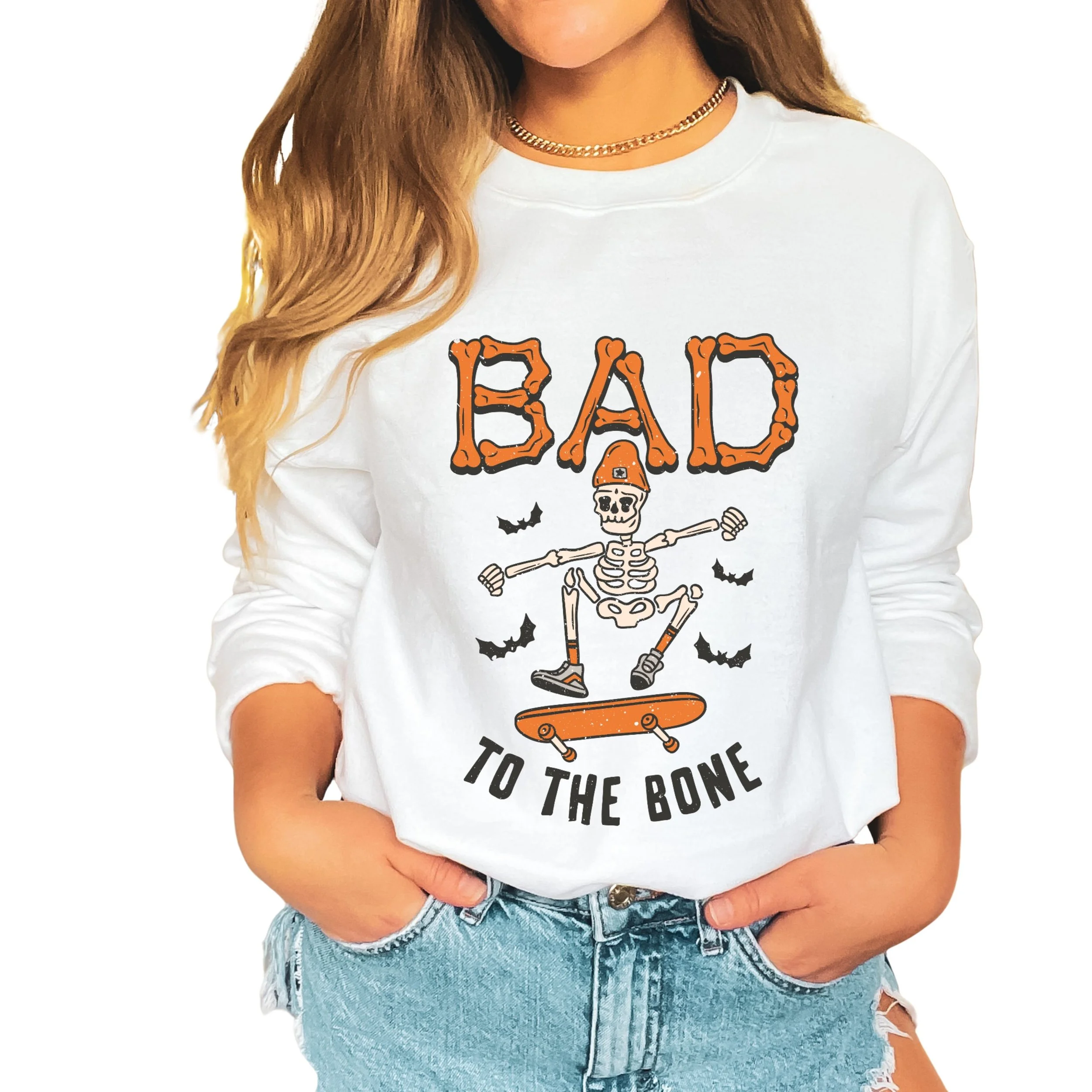 Bad to the Bone Crewneck Sweatshirt (Large & 2XL)