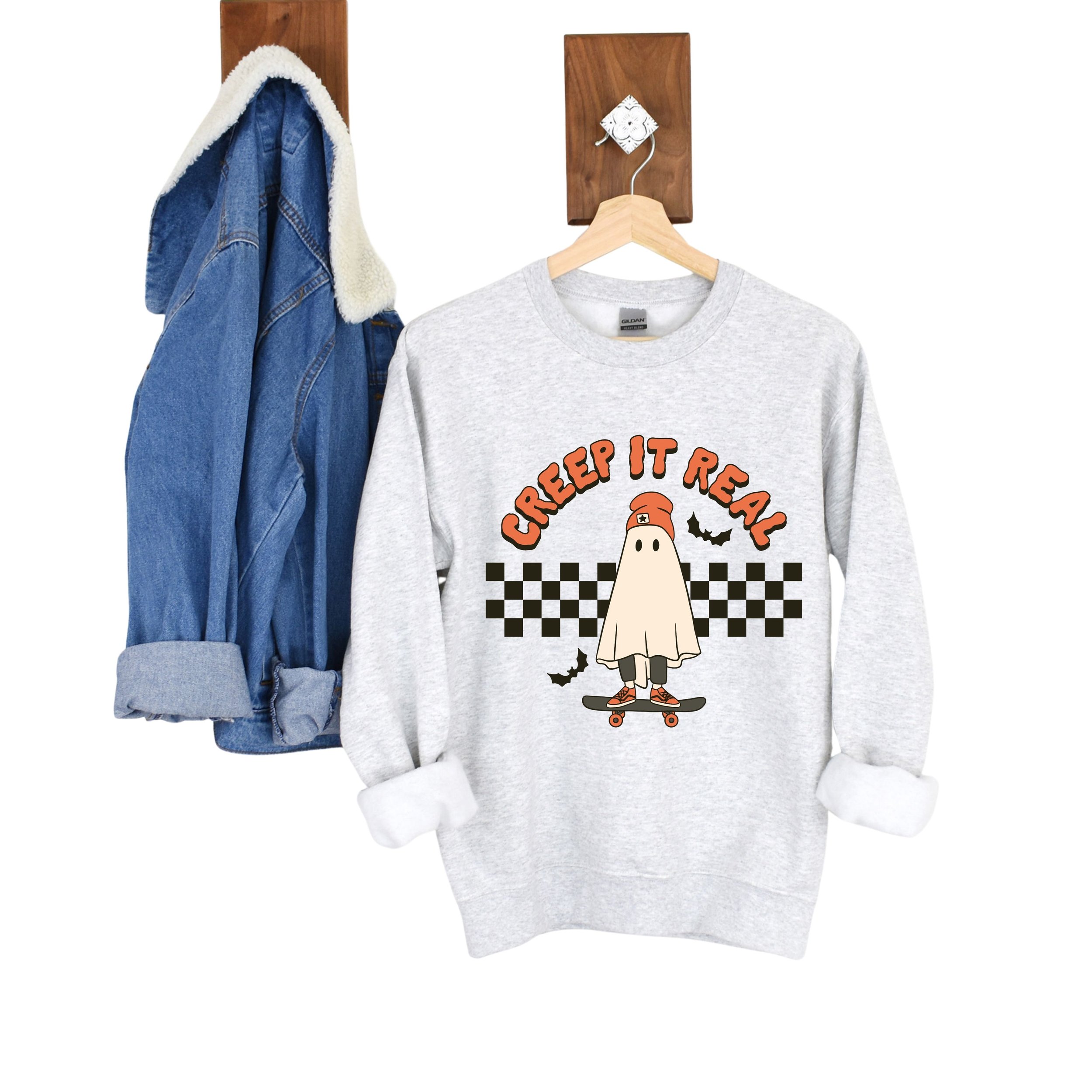 Creep It Real Crewneck Sweatshirt (Medium, Large & Extra Large)