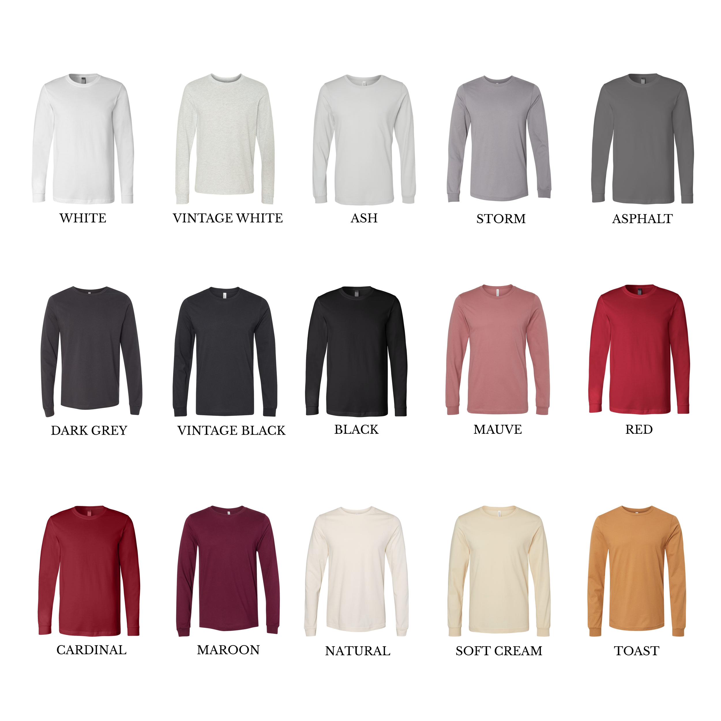 Bella + Canvas 3501 Long Sleeve Colour Chart.png