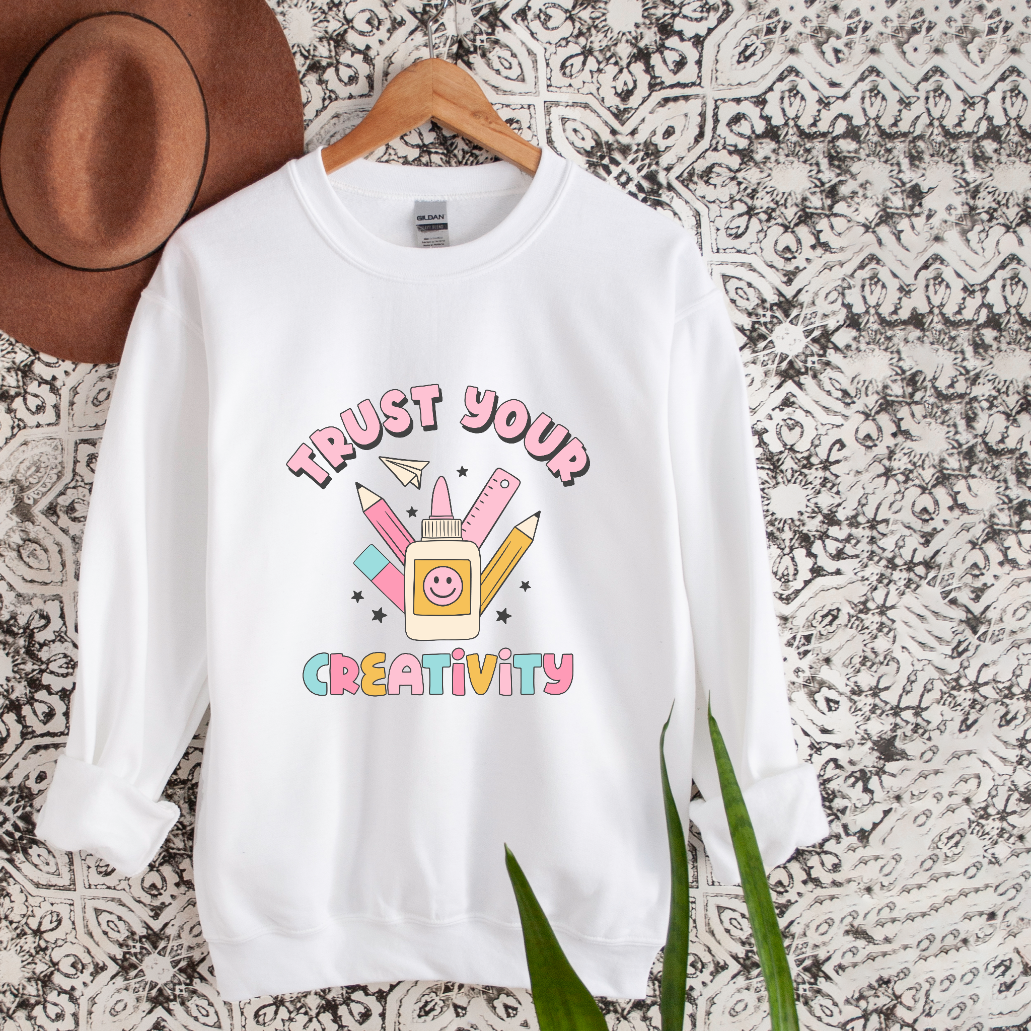 trust your creativity white crewneck.png