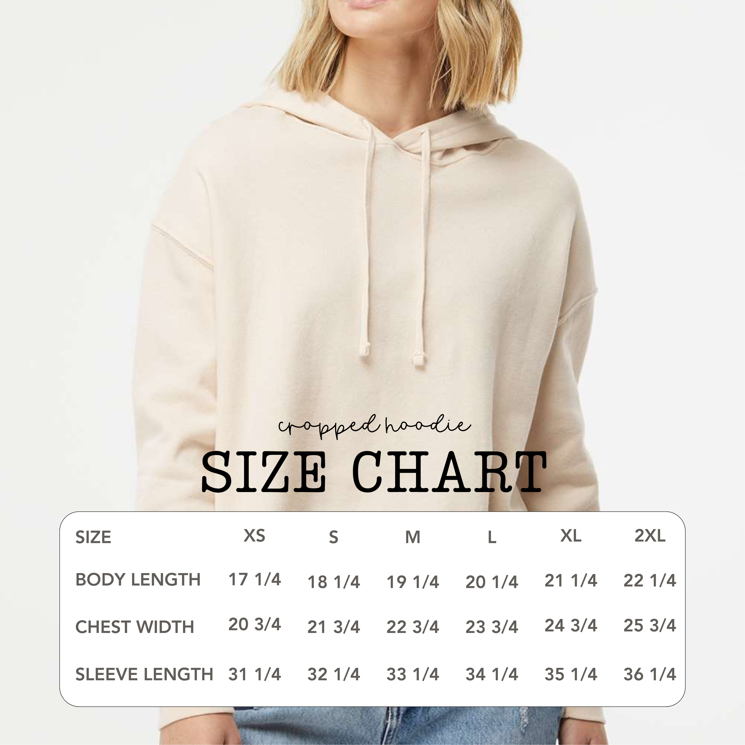 Independent Trading Company AFX64CRP Women's Cropped Hoodie Size Chart.png