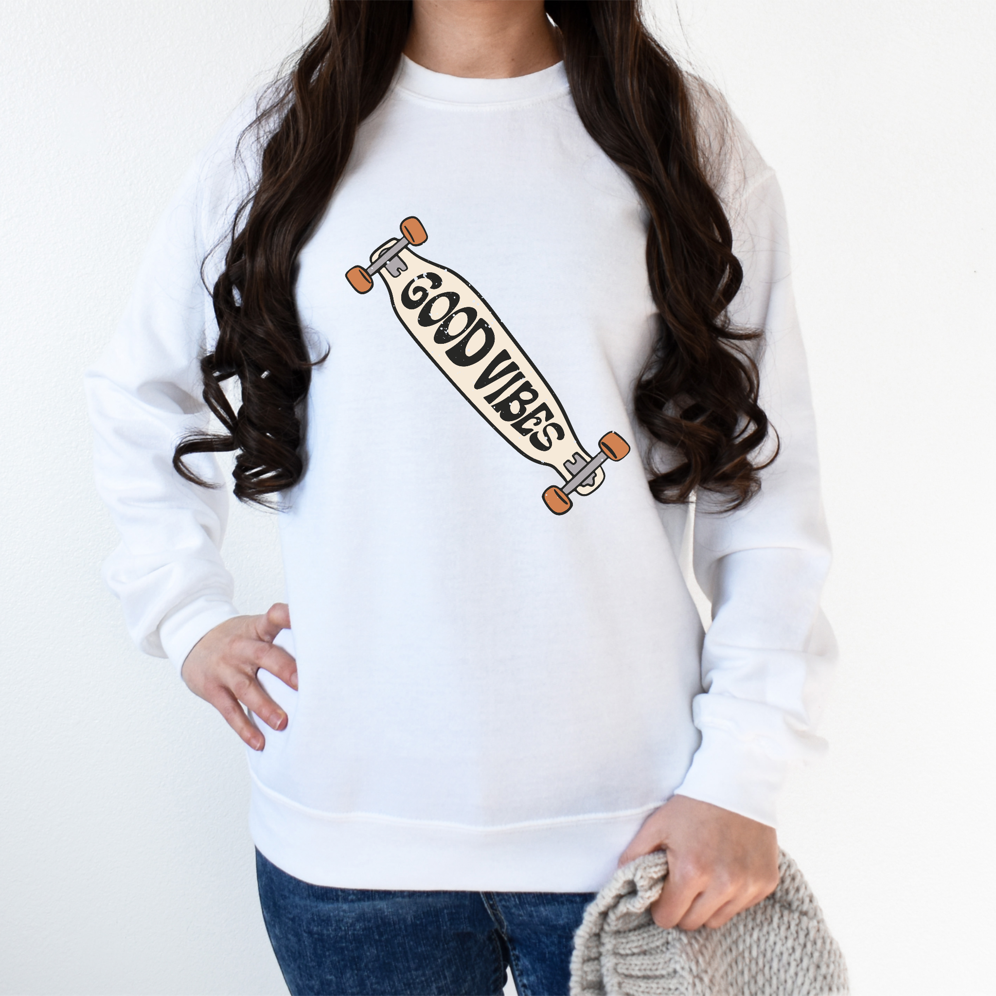 good vibes skateboard white crewneck.png