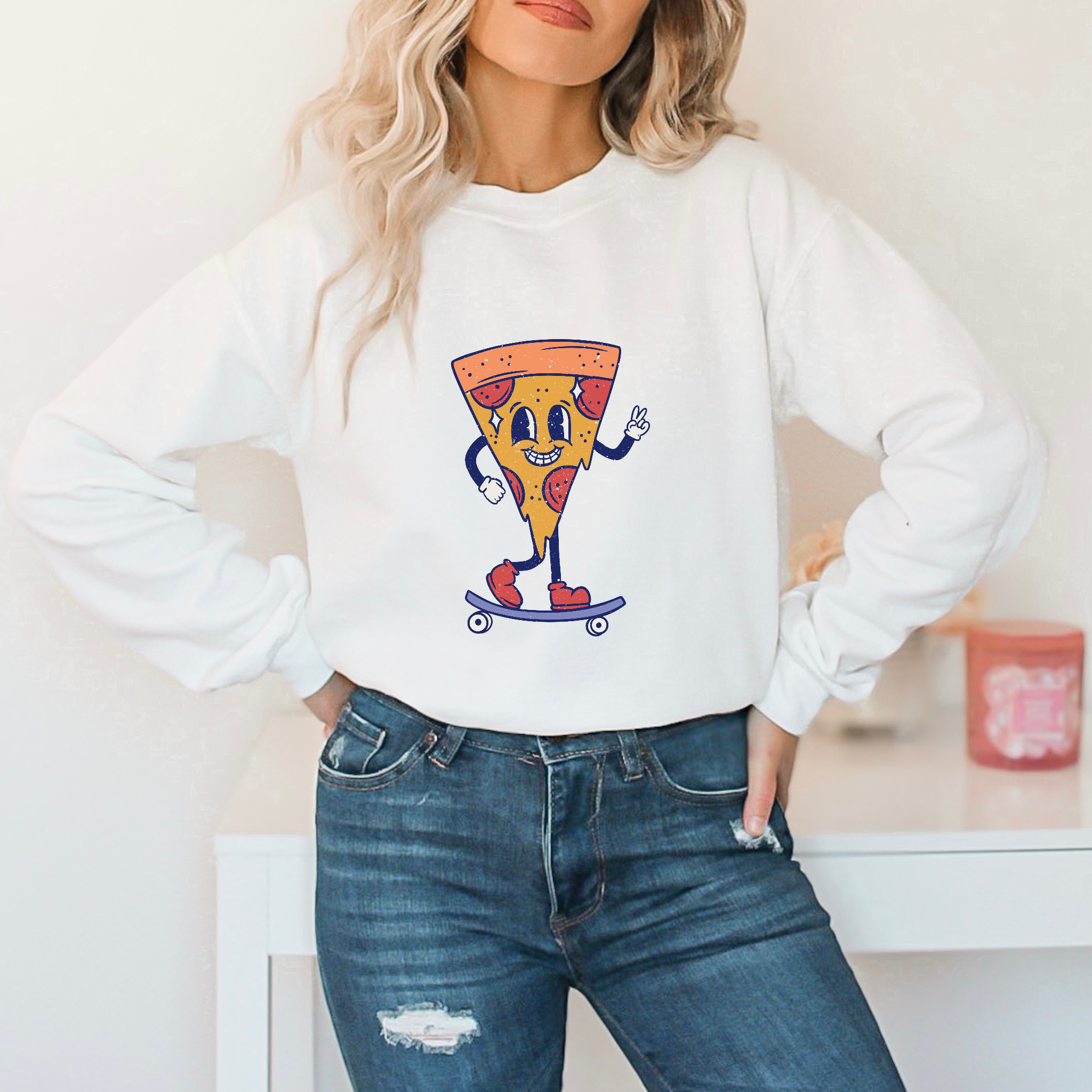 pizza white crewneck.png