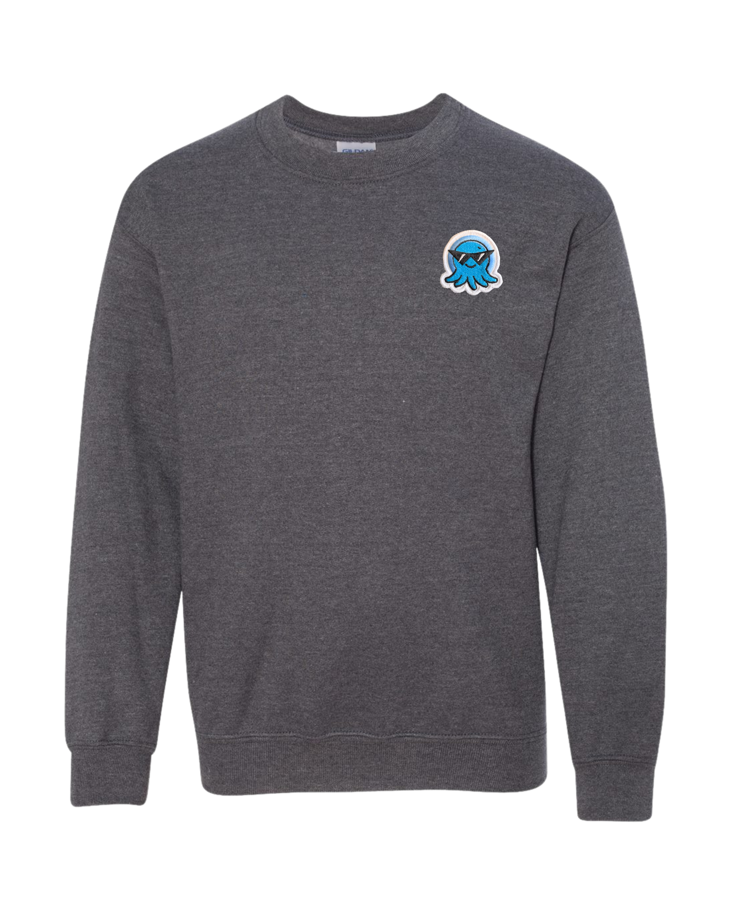 Spruit Squad Squid Patch Gildan 18000B Charcoal.png