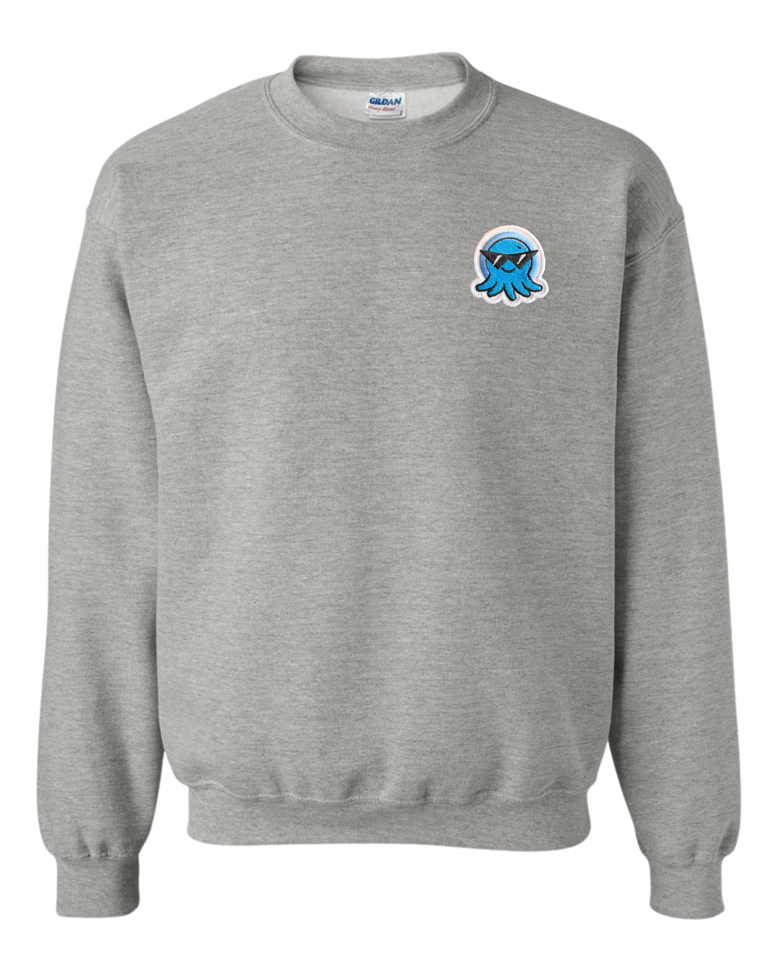 Spruit Squad Squid Patch Gildan 18000 Sport Grey.png