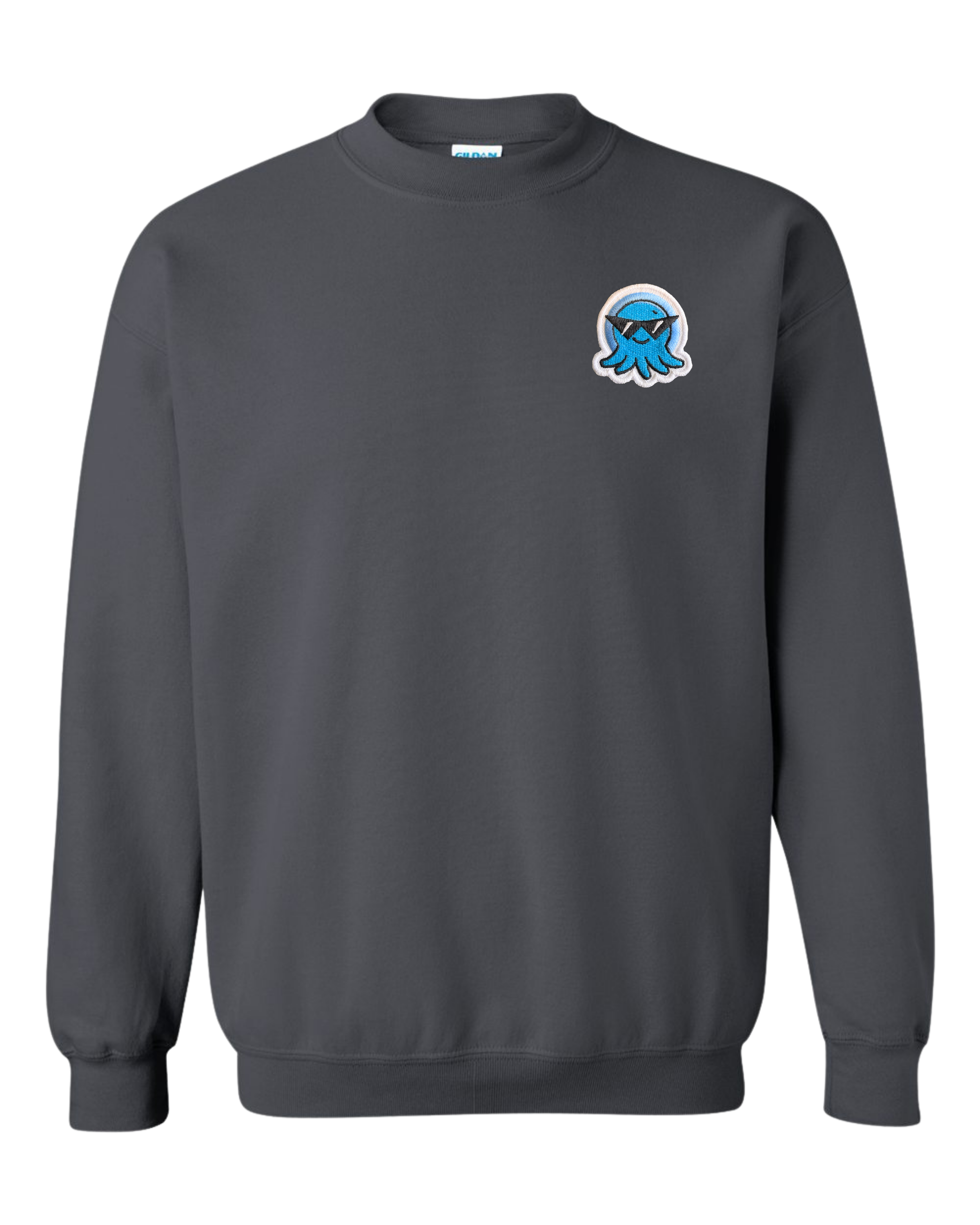Spruit Squad Squid Patch Gildan 18000 Charcoal.png