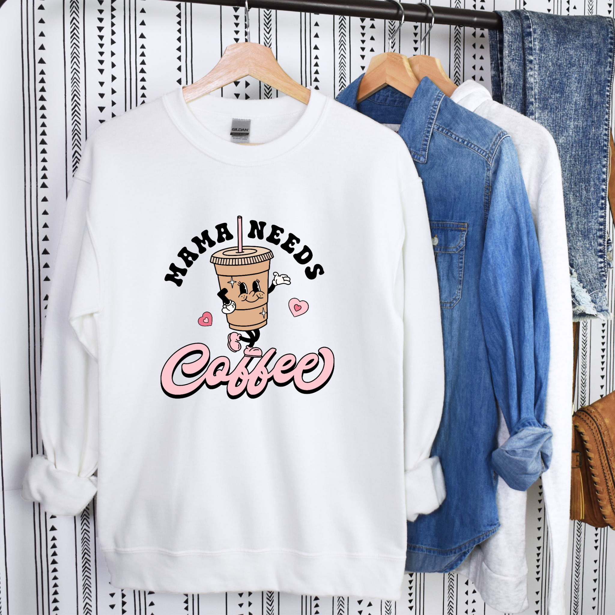 mama needs coffee white crewneck.png