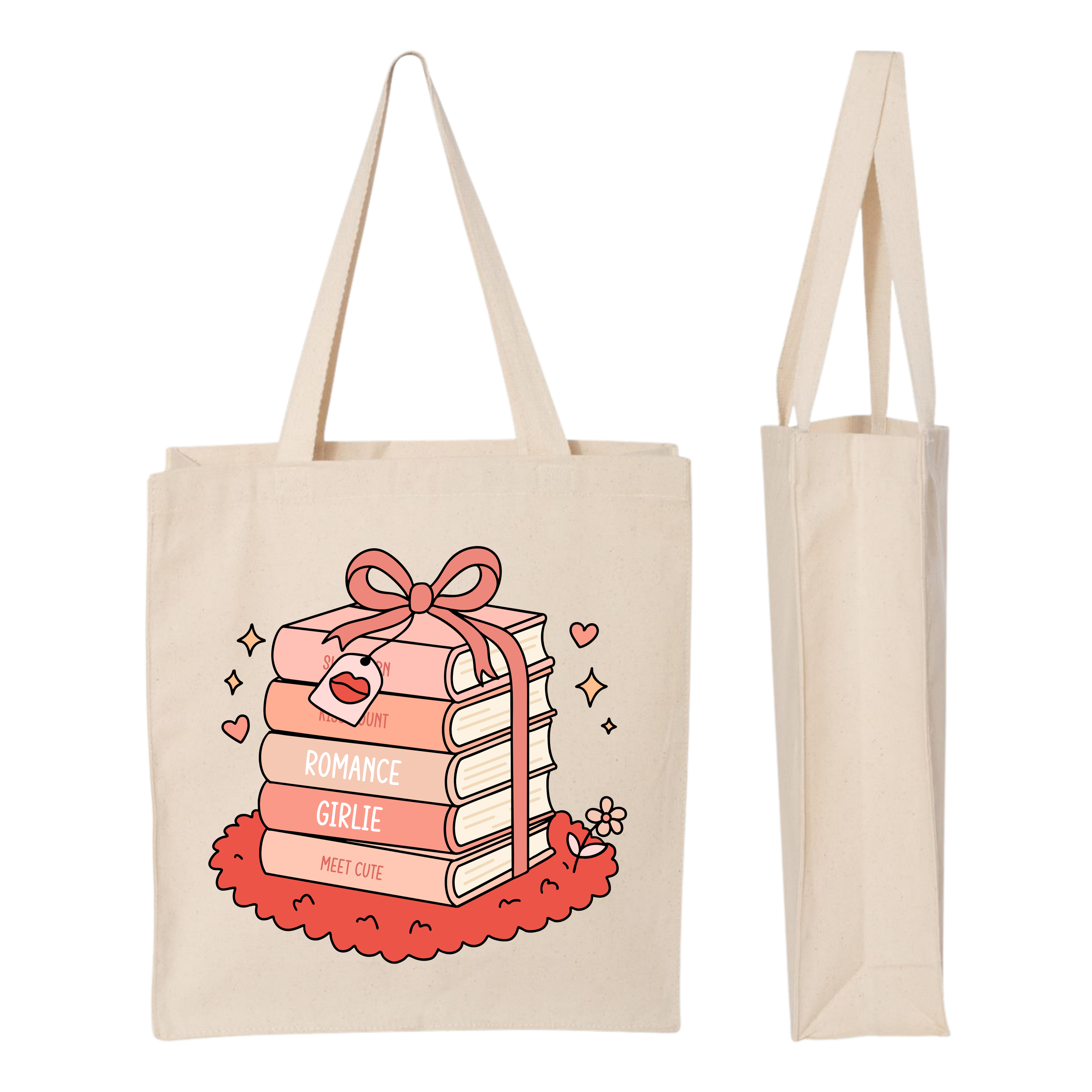 Romance Stack Tote Bag