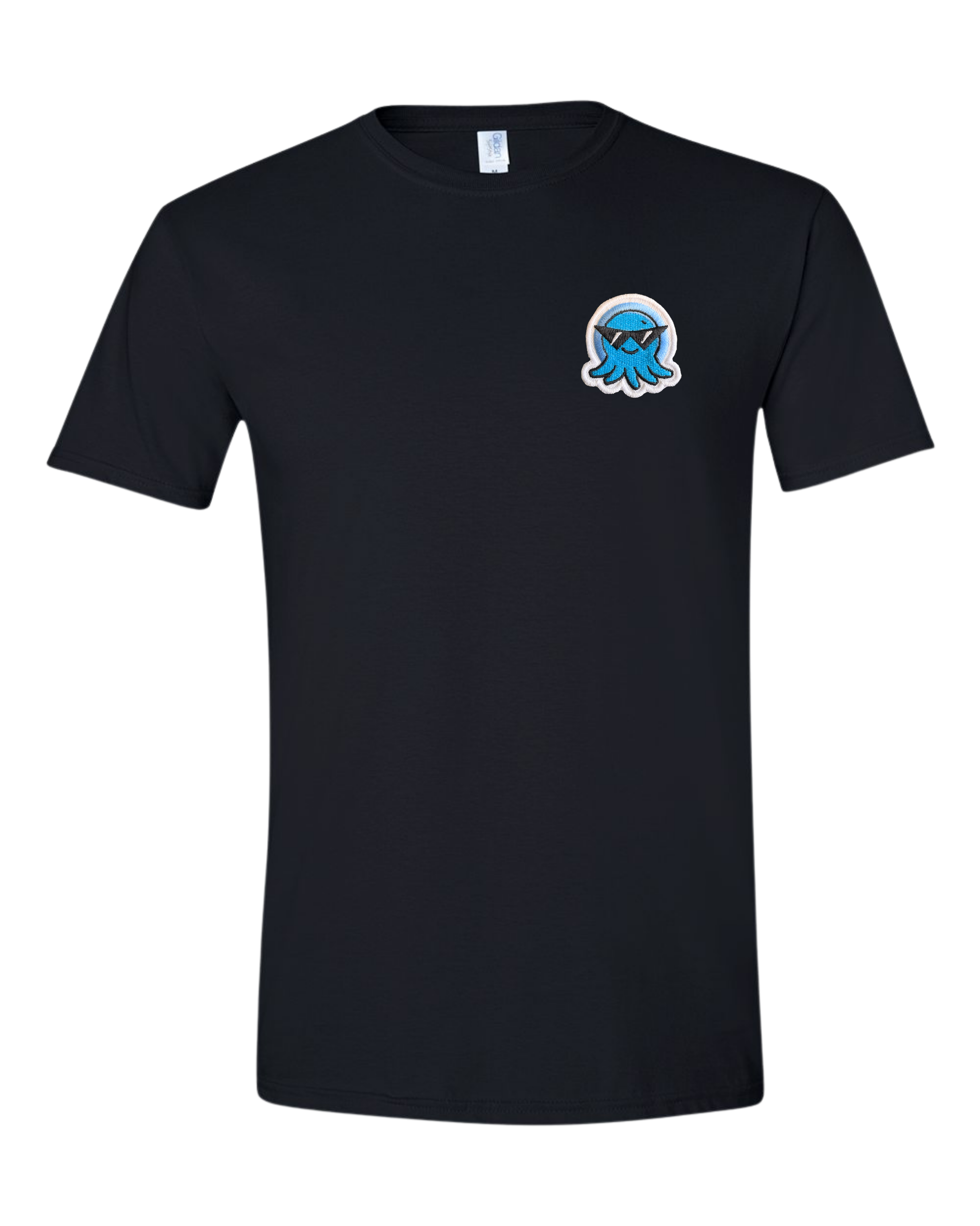 Spruit Squad Squid Patch Gildan 64000 Black.png