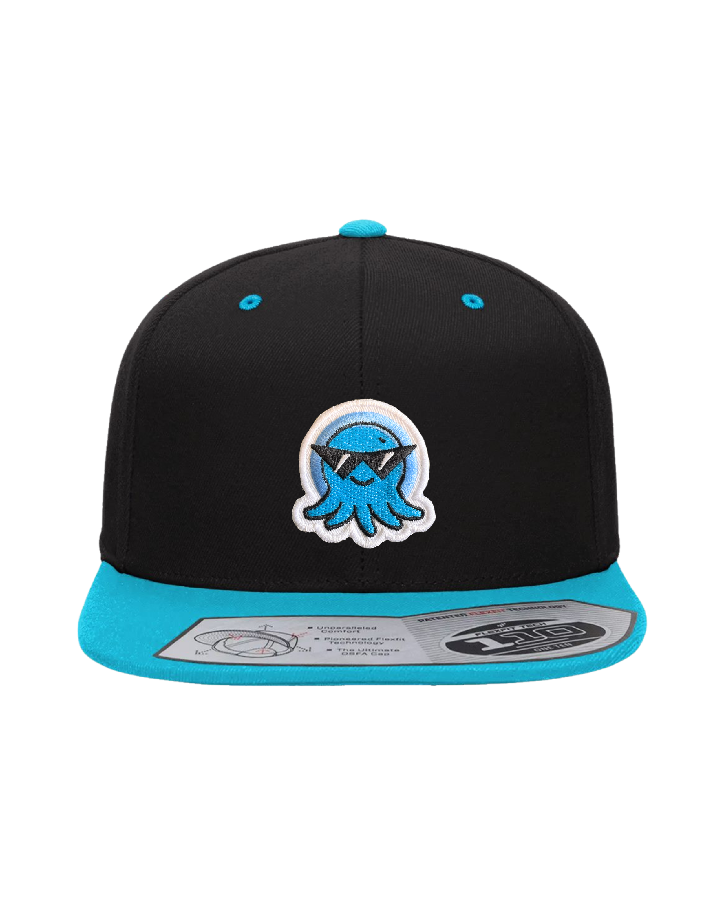 Squid Premium Six-Panel Flat Bill Snapback