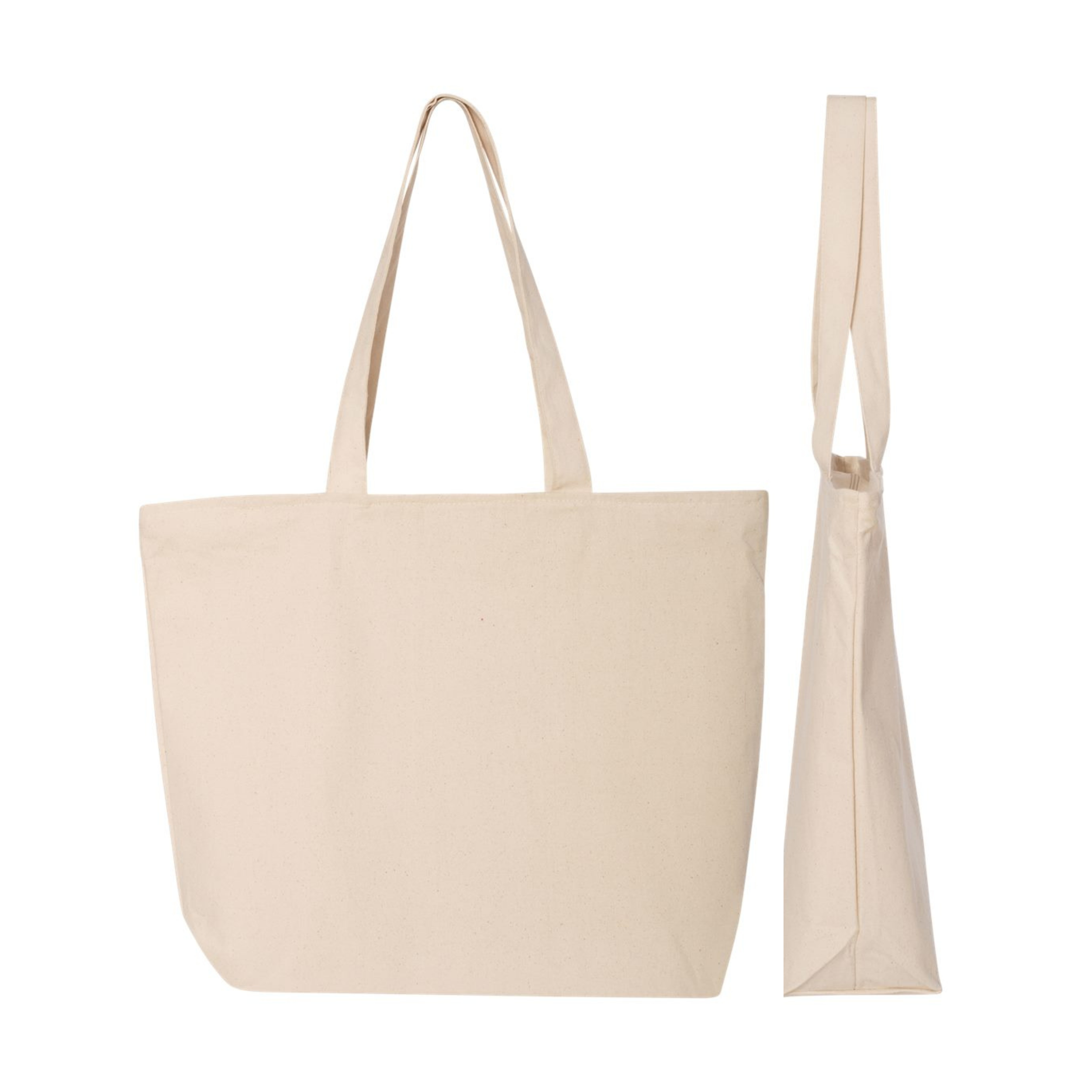 Q-Tees Q611 25L Zip Tote Bag Colour & Size Chart.png