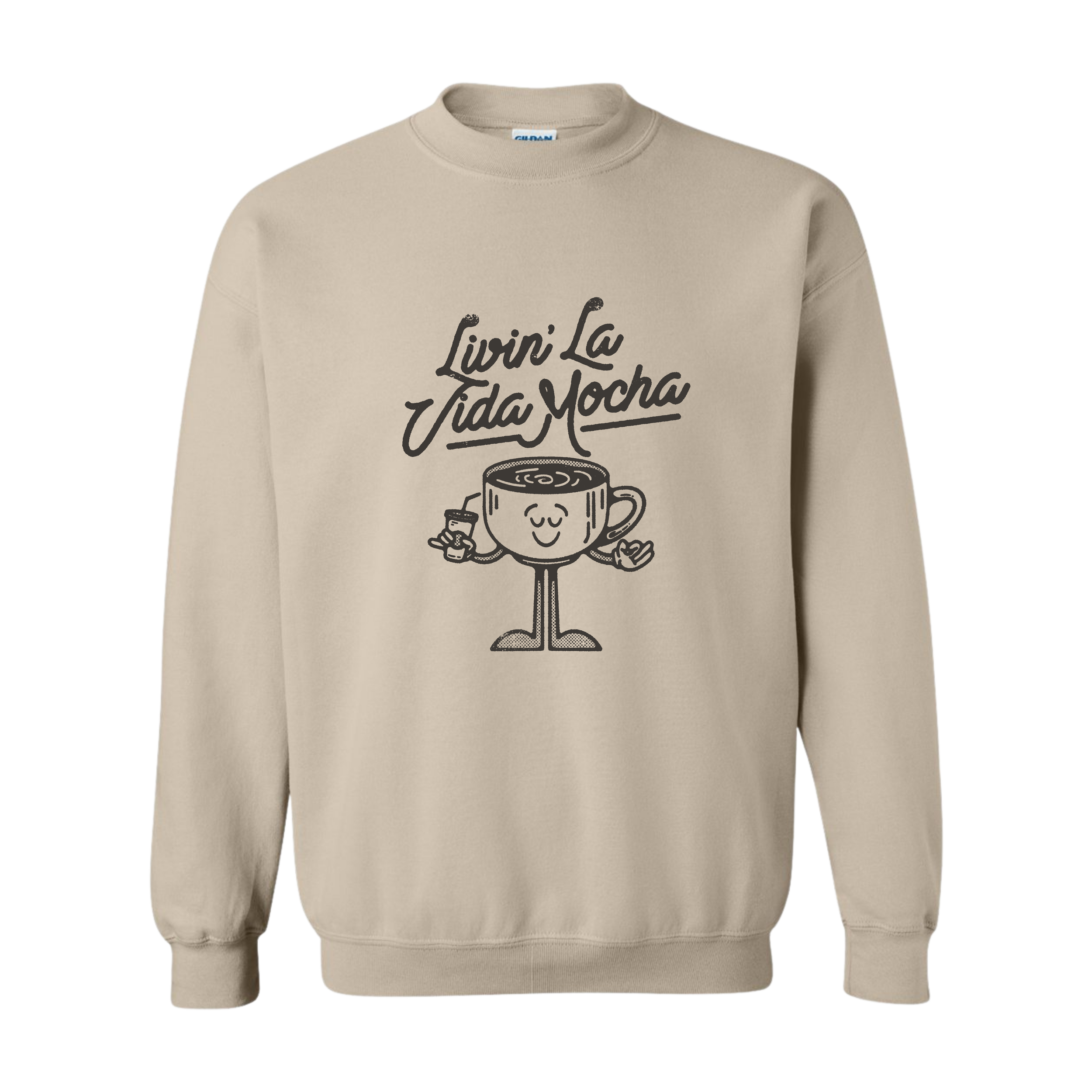 Livin' La Vida Mocha Crewneck Sweatshirt