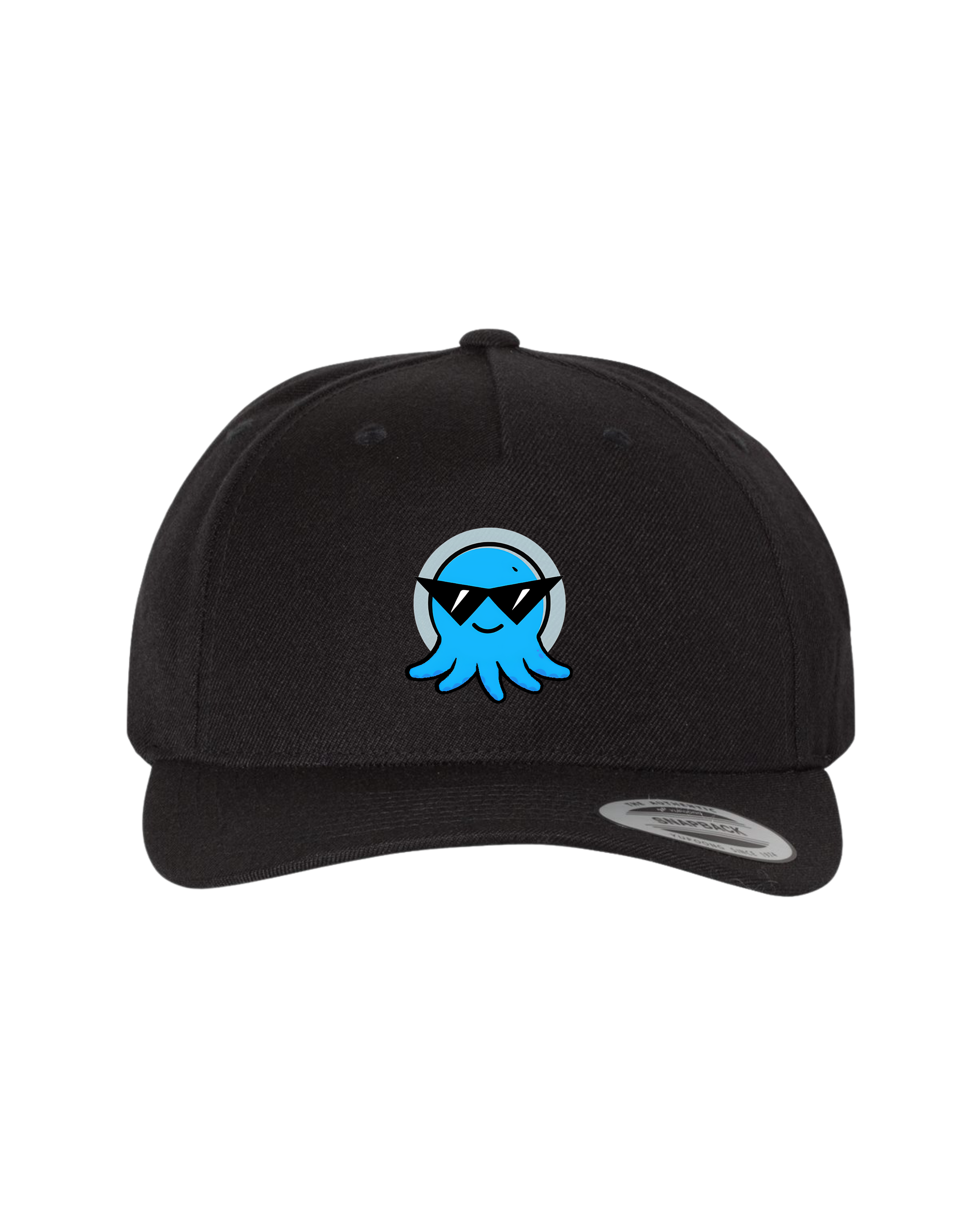 Squid Classic Five-Panel Curved Bill Snapback