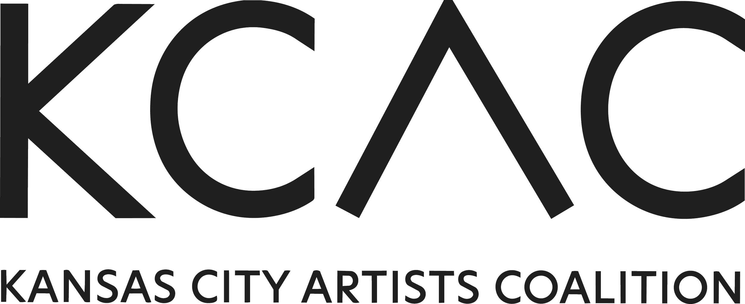 Kansas City Arts Coalition logo in black and gray text.