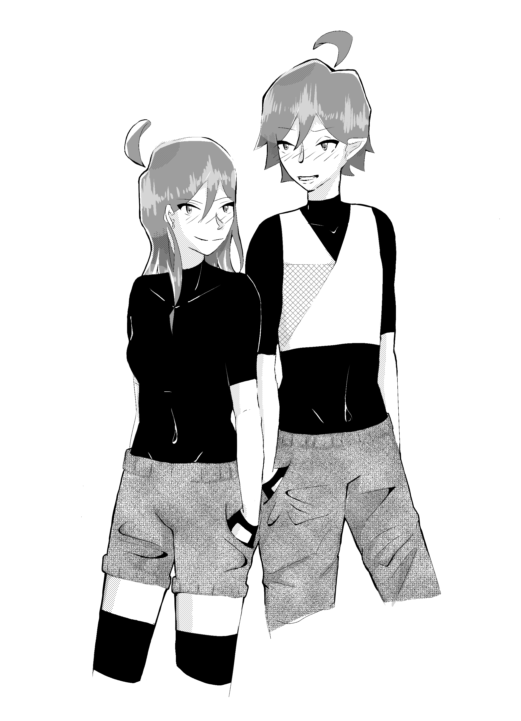 "Hero and Eve", Medibang Paint