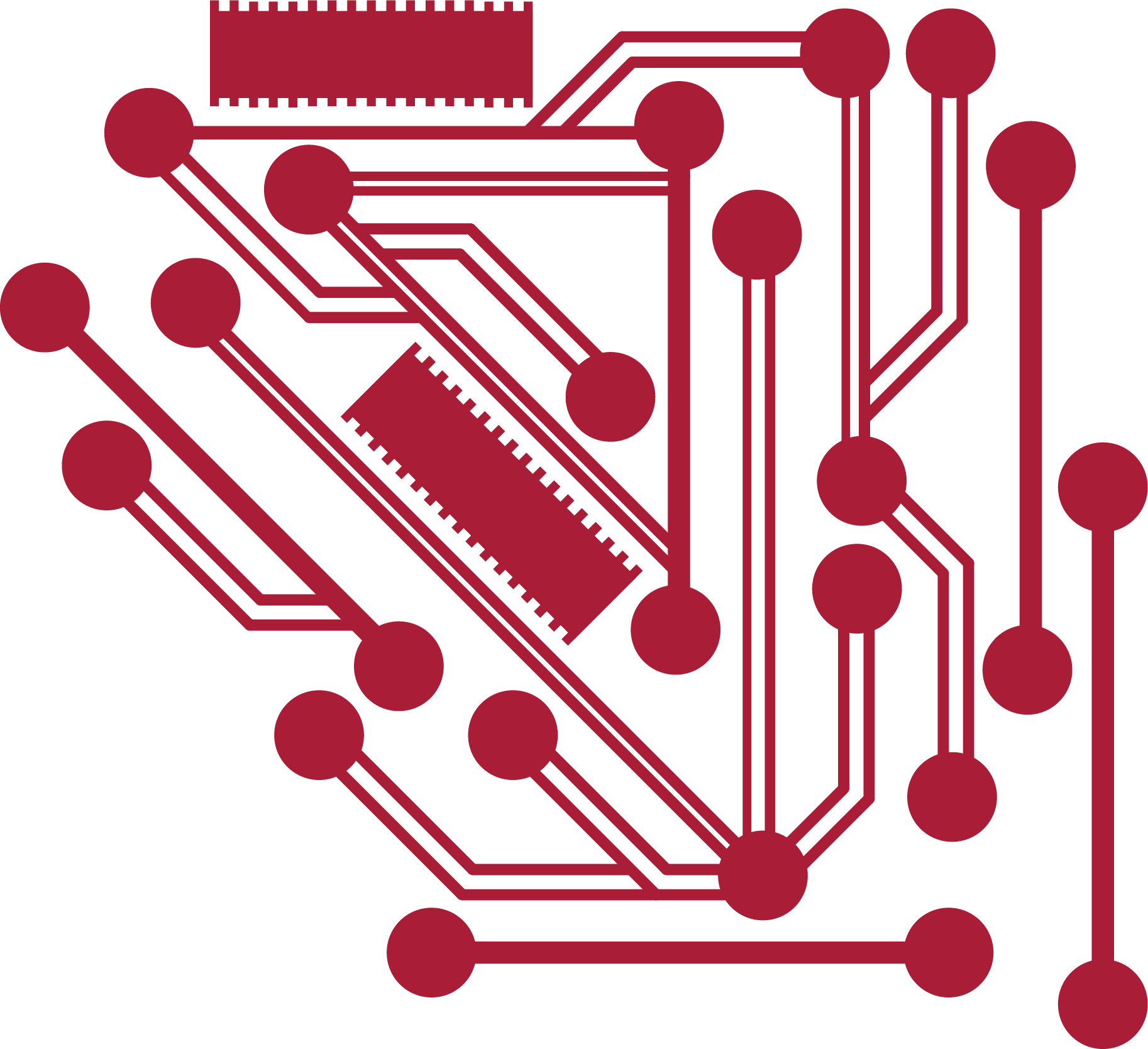 "Circuit Board" Vector, Adobe Illustrator (Resizable)