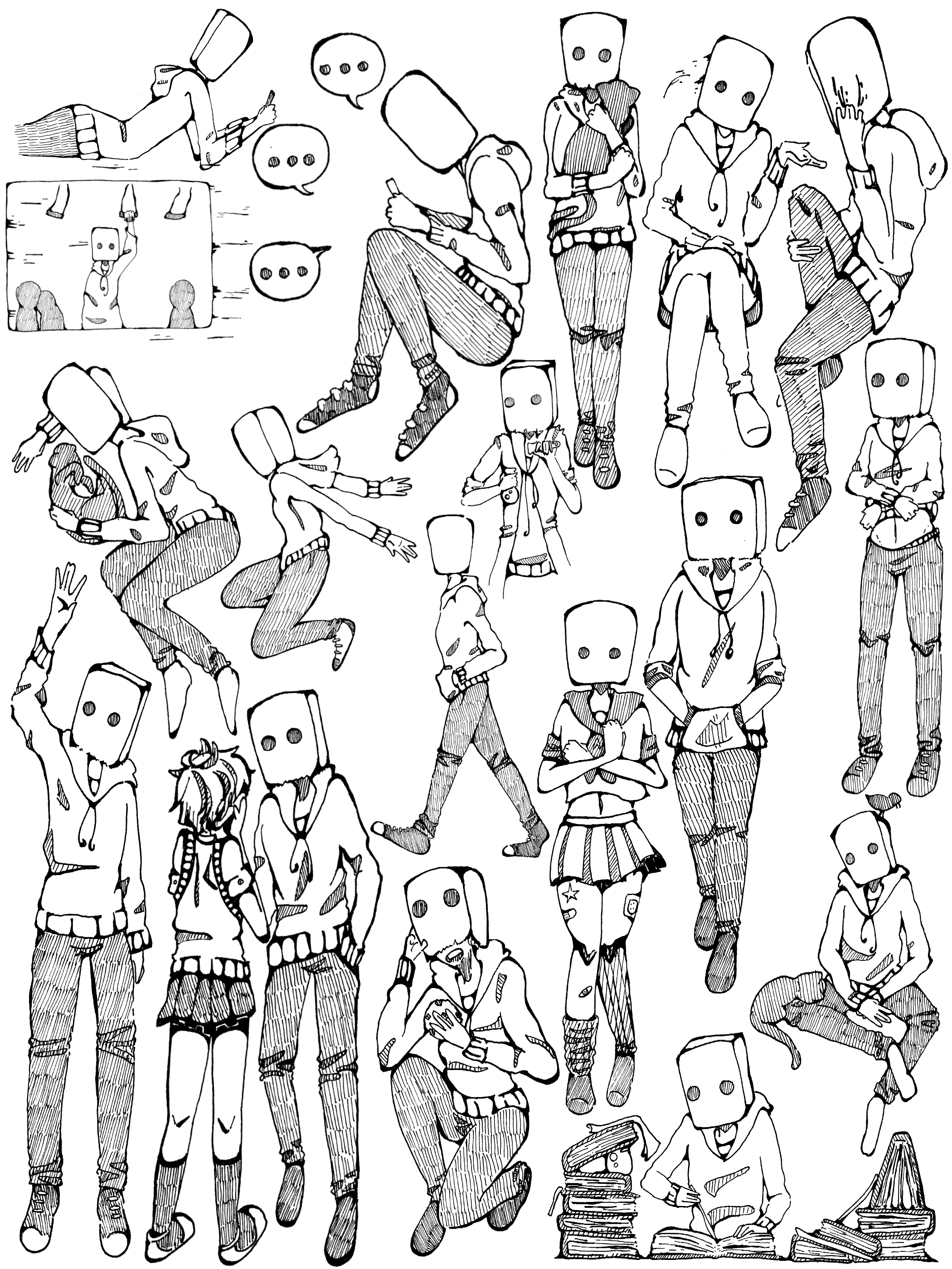 "Behind the Paperbag", 2016-17