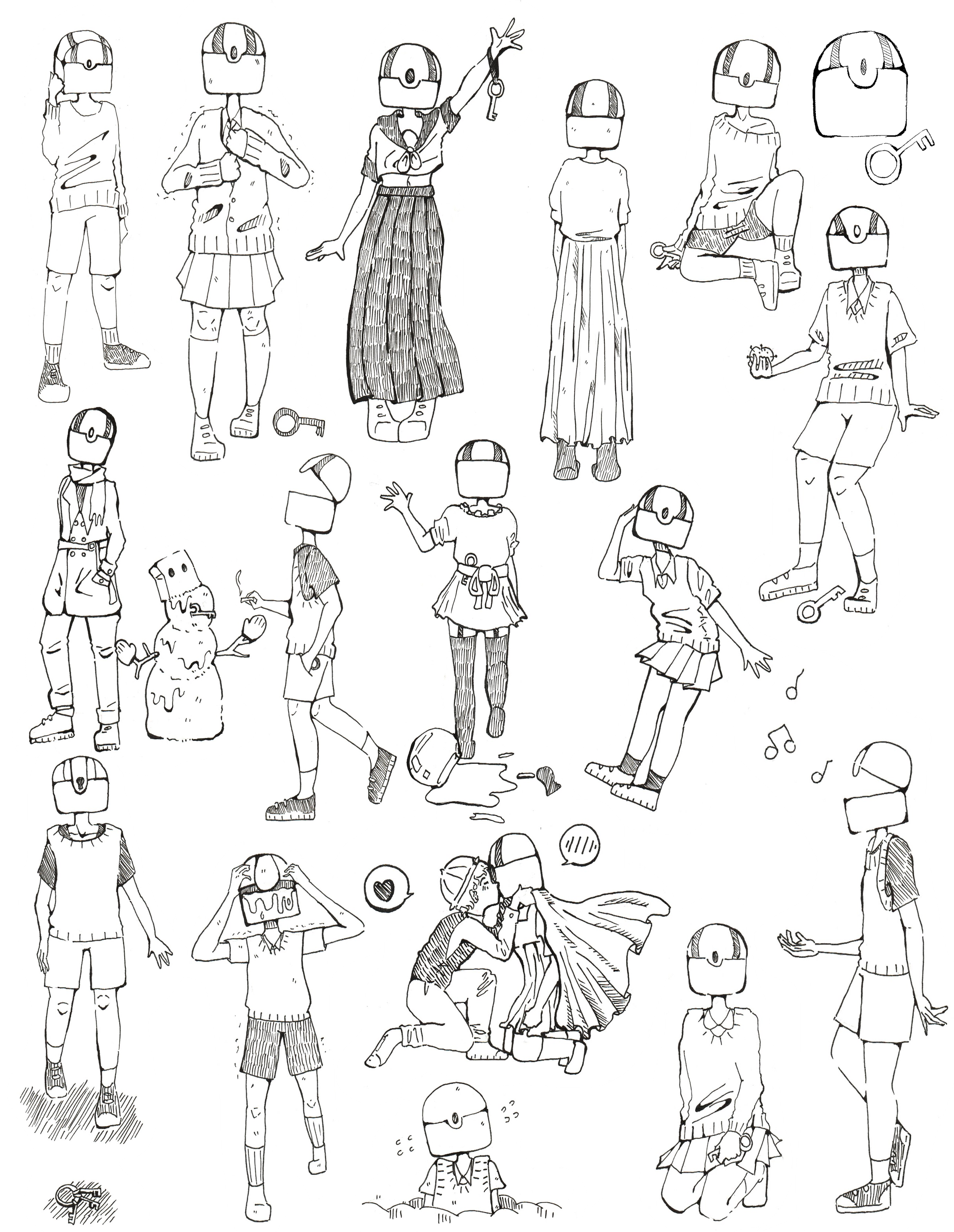 "Locked Thoughts", Fall 2018