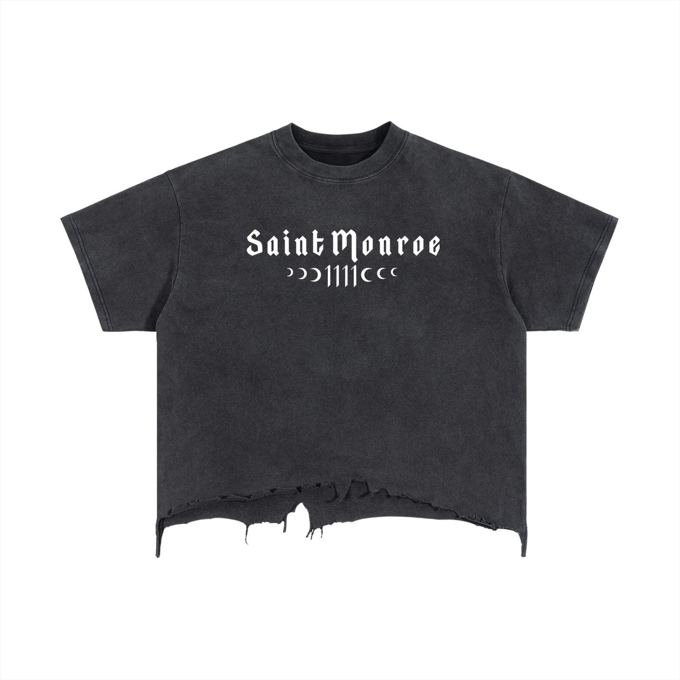 Wild Ones Distressed Crop Tee