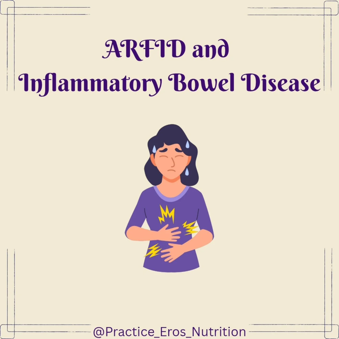 I saw a post in the ulcerative colitis subreddit a while back where someone asked about ARFID and IBD. A number of people in thw comments related strongly to the anxiety around food causing IBD symptoms, which had led them to develop ARFID. As someon