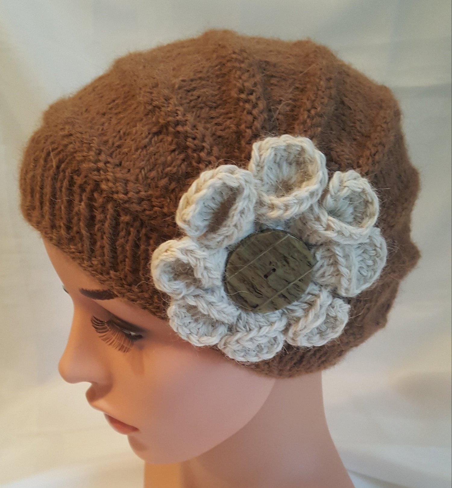 Old vintage alpaca hat White Alpaca Hide Hat | Whirlwind Ranch main image 3