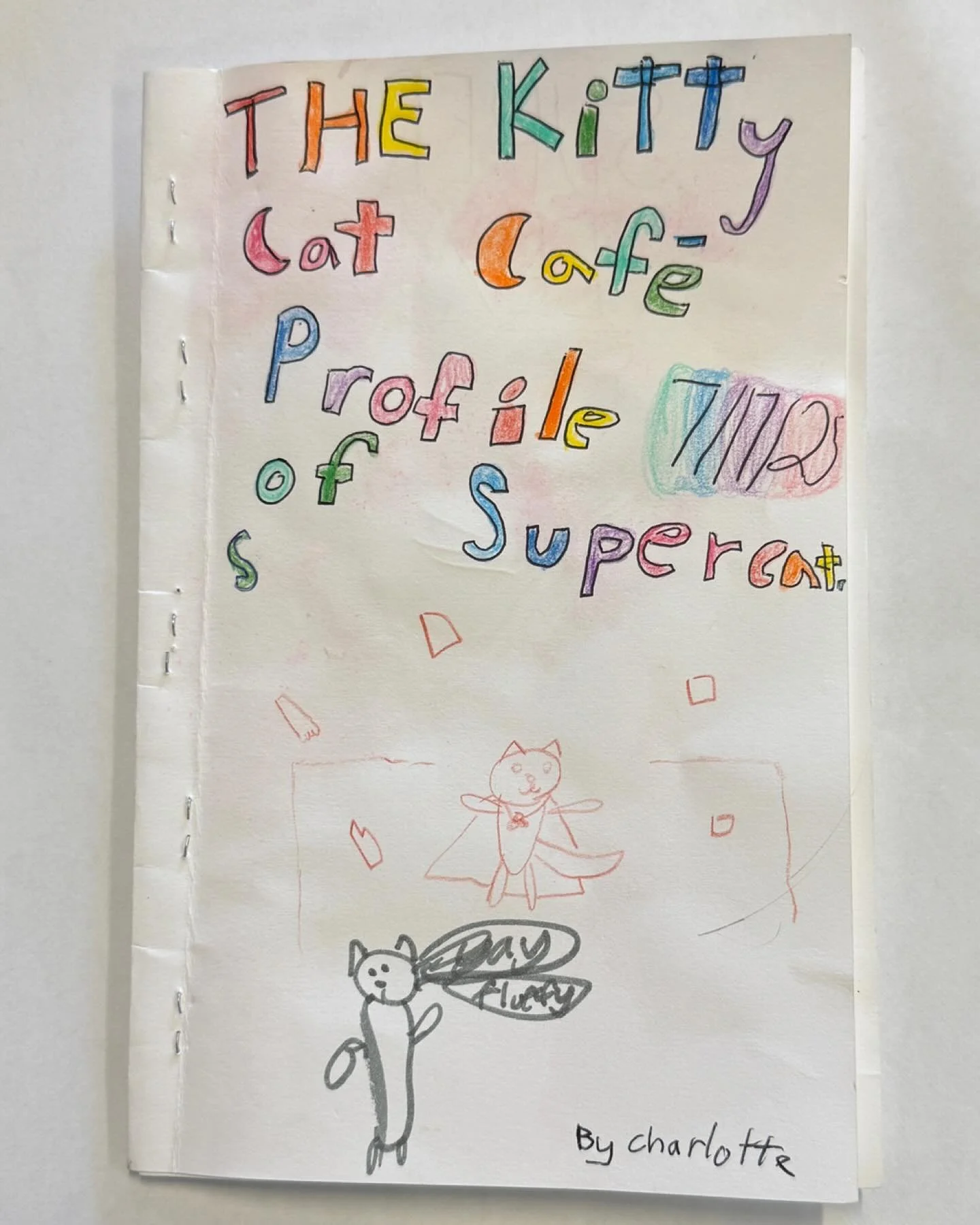 Super fan of Kitty Cat Cafe, Charlotte, made a book after her visit in July and delivered it to us today. We love it and hope you enjoy it as well. Here are the cats that are still at the cafe to visit (except Otis who was adopted).
 
#Supercats #kit