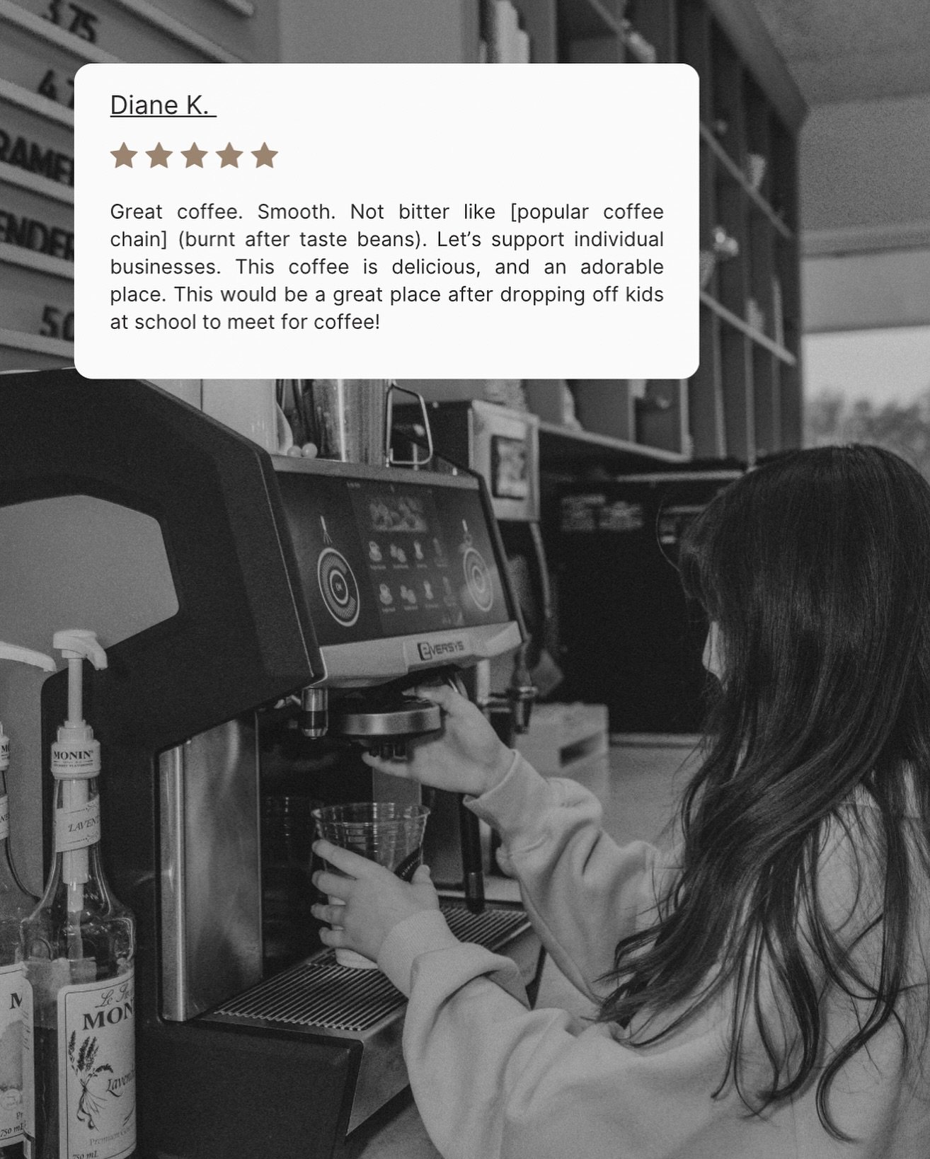 You already know about our pastries&mdash;but did you know we serve some seriously good coffee too? We proudly brew with La Colombe beans for a smooth, rich cup every time. Whether you&rsquo;re grabbing a treat or just need a caffeine fix, we&rsquo;v