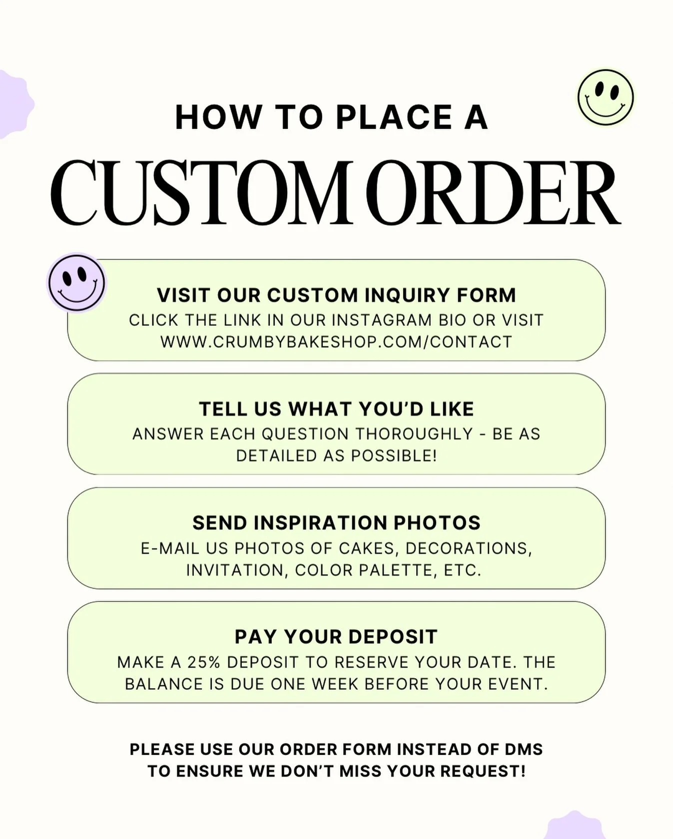 Dreaming of a custom cake? Our custom inquiry form is the best way to get on our calendar and bring your idea to life! 

Dates can fill up fast, so the earlier you inquire, the better! We can&rsquo;t wait to work with you! 

#houstoncakes #houstonbak