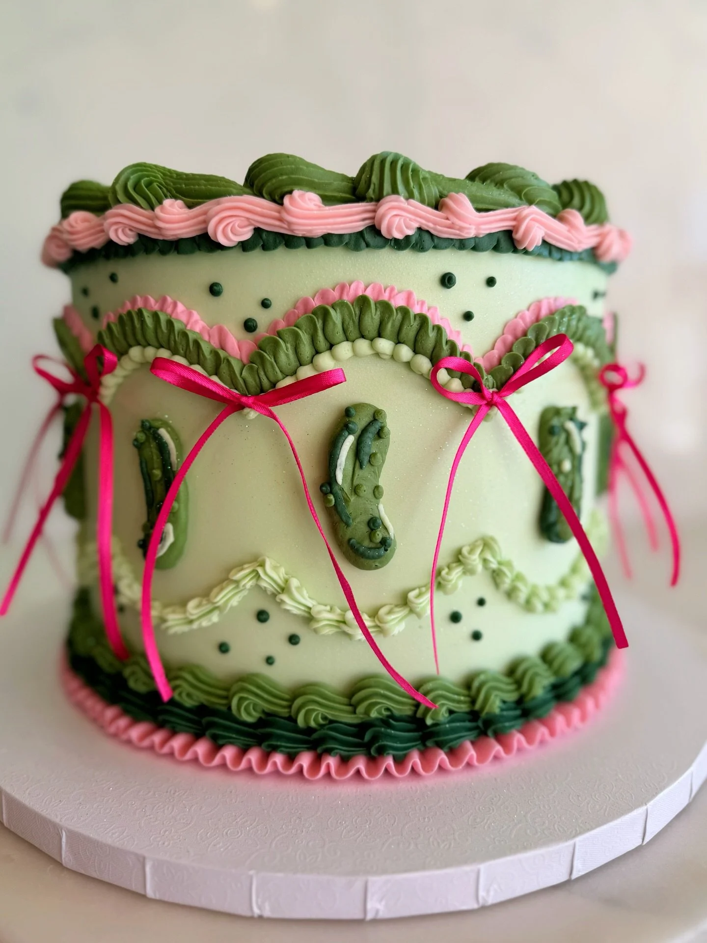 Starting the year off right with a super fun cake &amp; cookies! Will &ldquo;Big Dill&rdquo; replace the &ldquo;A tini bit older&rdquo; trend in 2026?! 

#houstonbakery #houstoncakes #houstonfoodies #houstoncookies