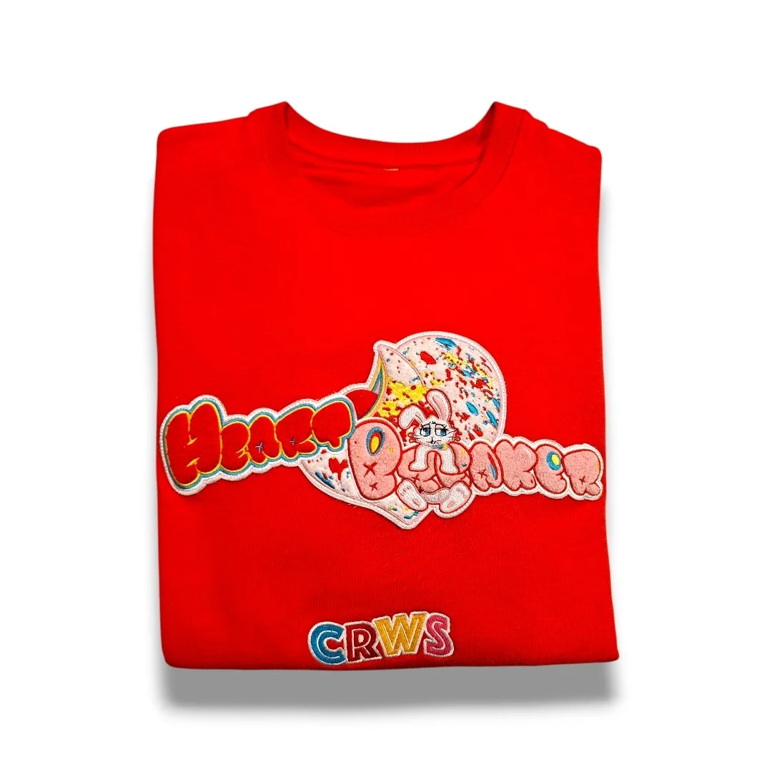Red HeartBreaker CRWS sweater