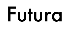 The word 'Futura' in a sans-serif font, black color, on a white background.
