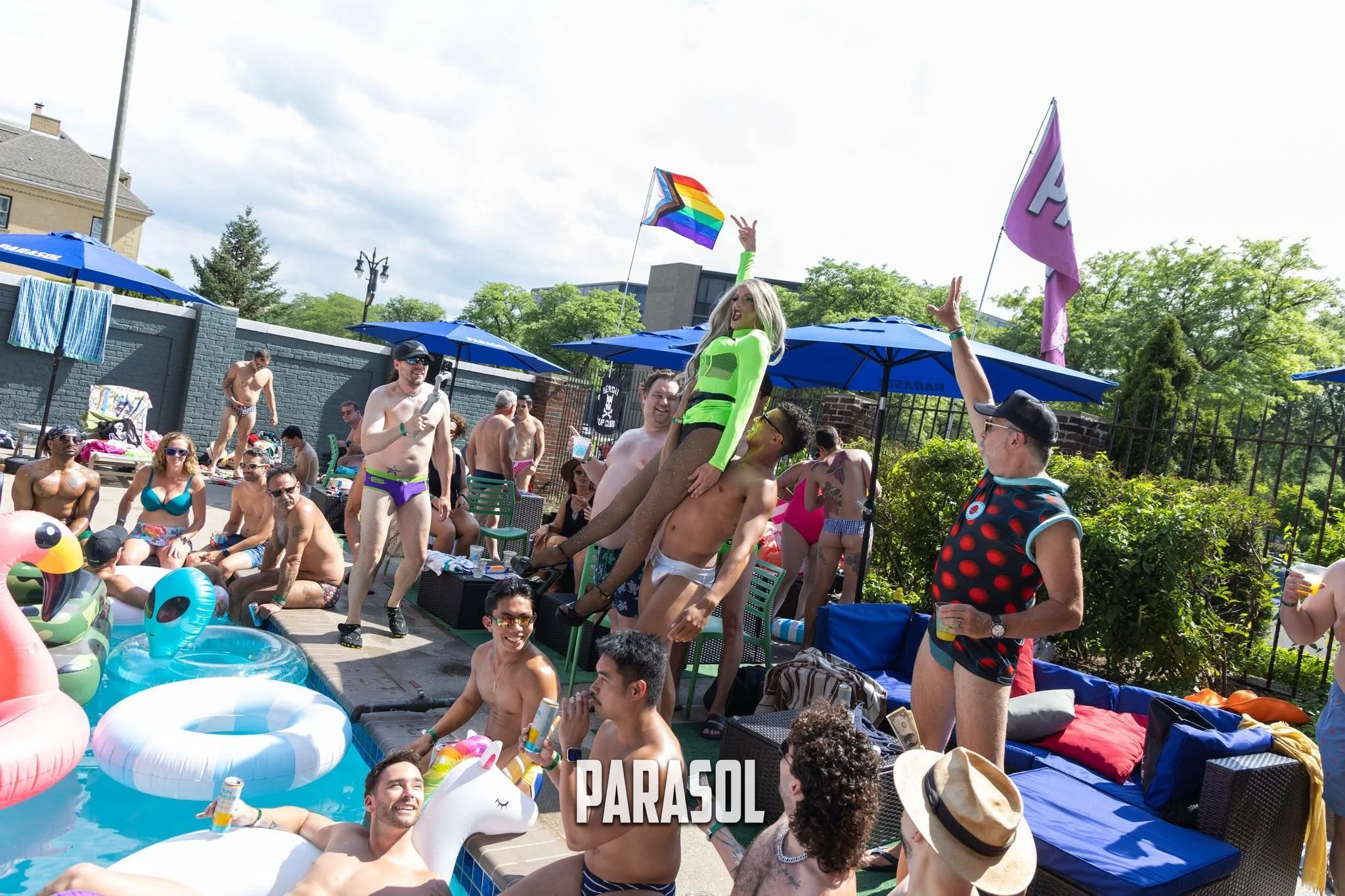 Area 313 Parasol Pool Party