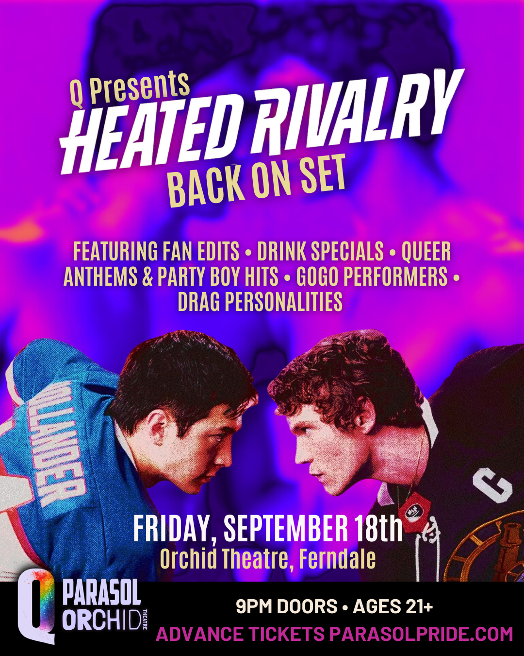 Heated Rivalry Back on Set