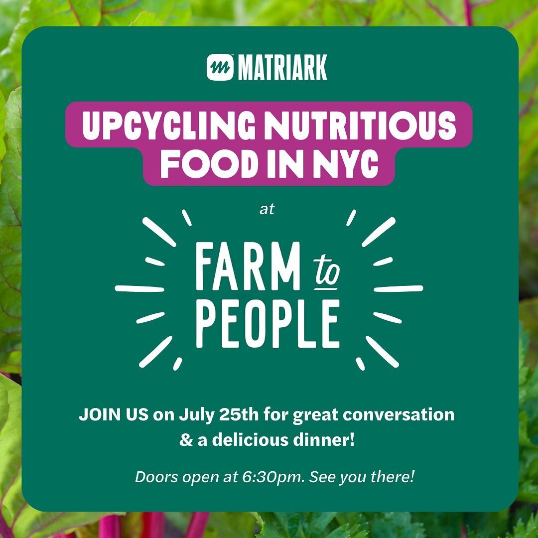 Hey New York, just a reminder that the Upcycling Nutritious Food in NYC Event is this coming Tuesday!!! 

Join us, along with @handsomebrookfarms @onelovecommunityfridge @agapefoodrescue @rethinkfood @_groundcycle at @farmtopeople in Bushwick for a f