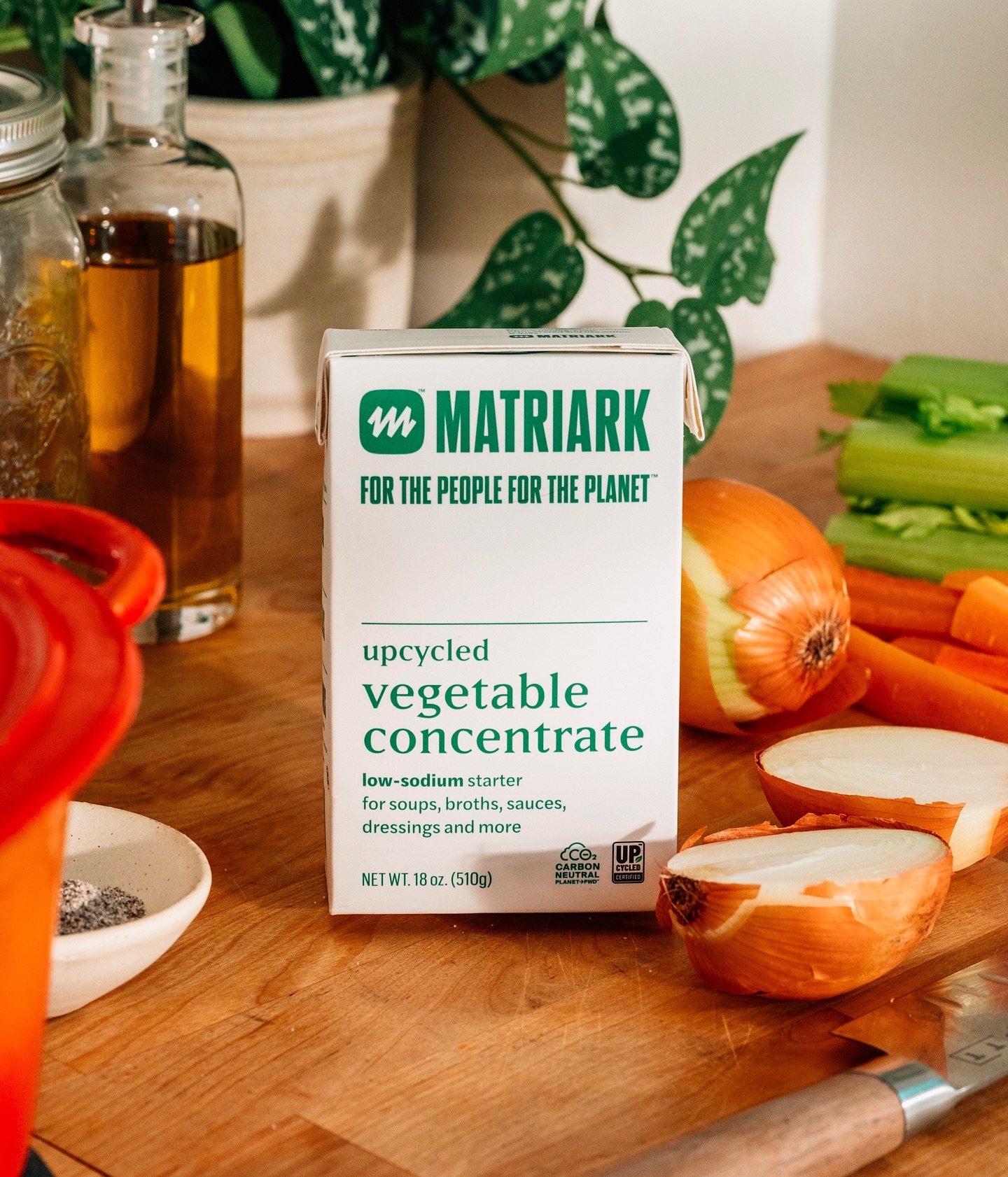 In honor of #stopfoodwasteday we&rsquo;re highlighting our Upcycled Vegetable Concentrate, a clean &amp; delicious alternative to traditional high-sodium vegetable broth concentrates. An all around flavor enhancer for rich umami, we like to call it t