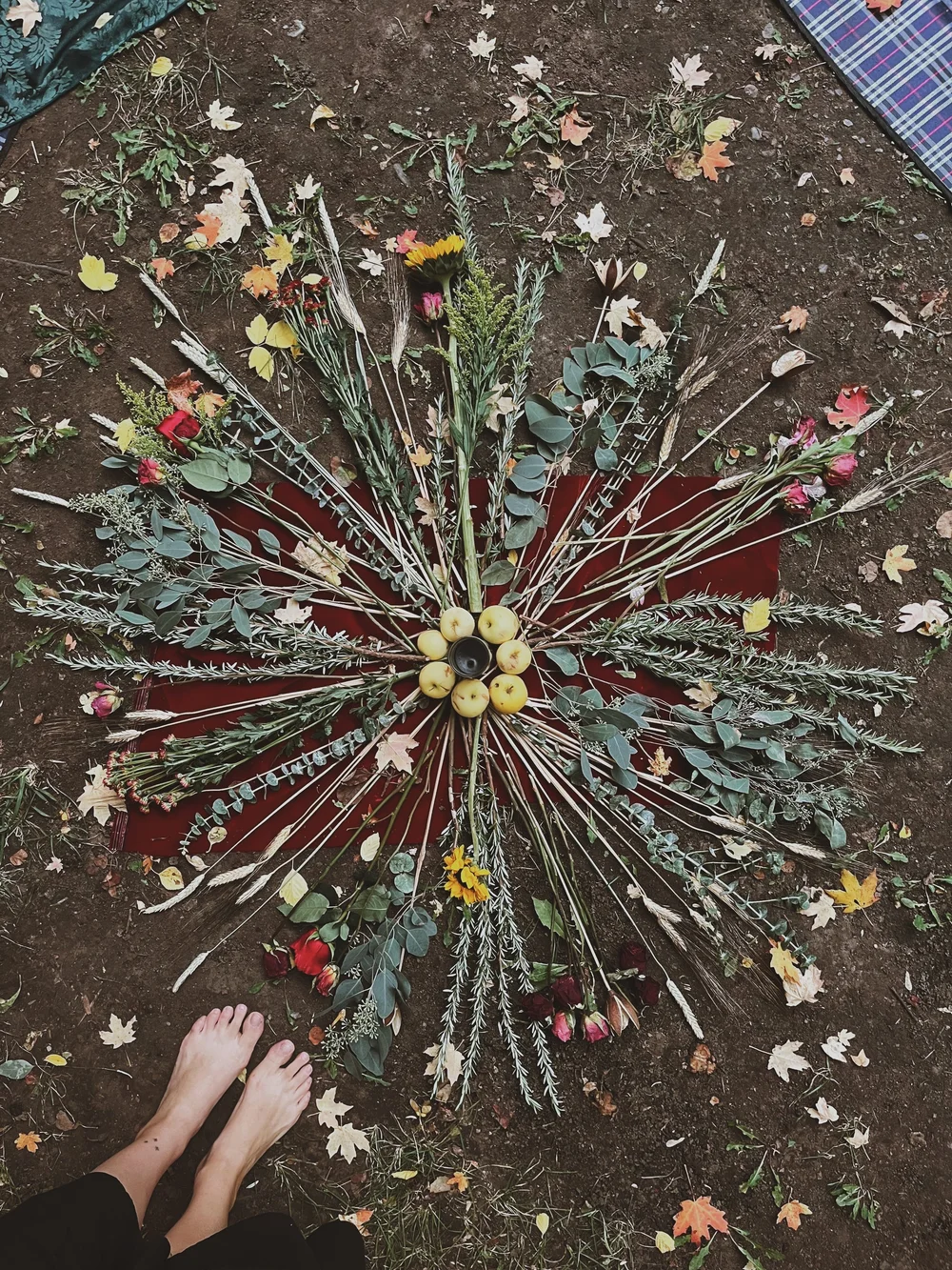 SLC Full Moon Circle Altar.JPG